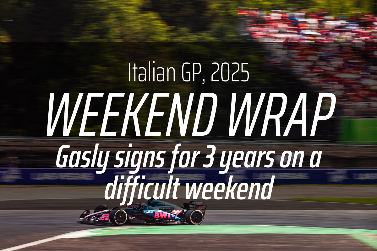 BWT Alpine Formula One Team, Monza Race Weekend Wrap-up