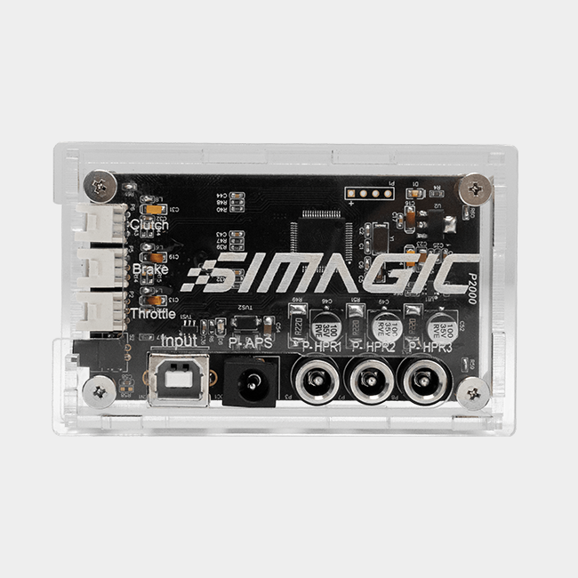 Simagic Haptic Control Box (P-HCB / P2000-HCB) – CNC Aluminium Control Module for Haptic Feedback
