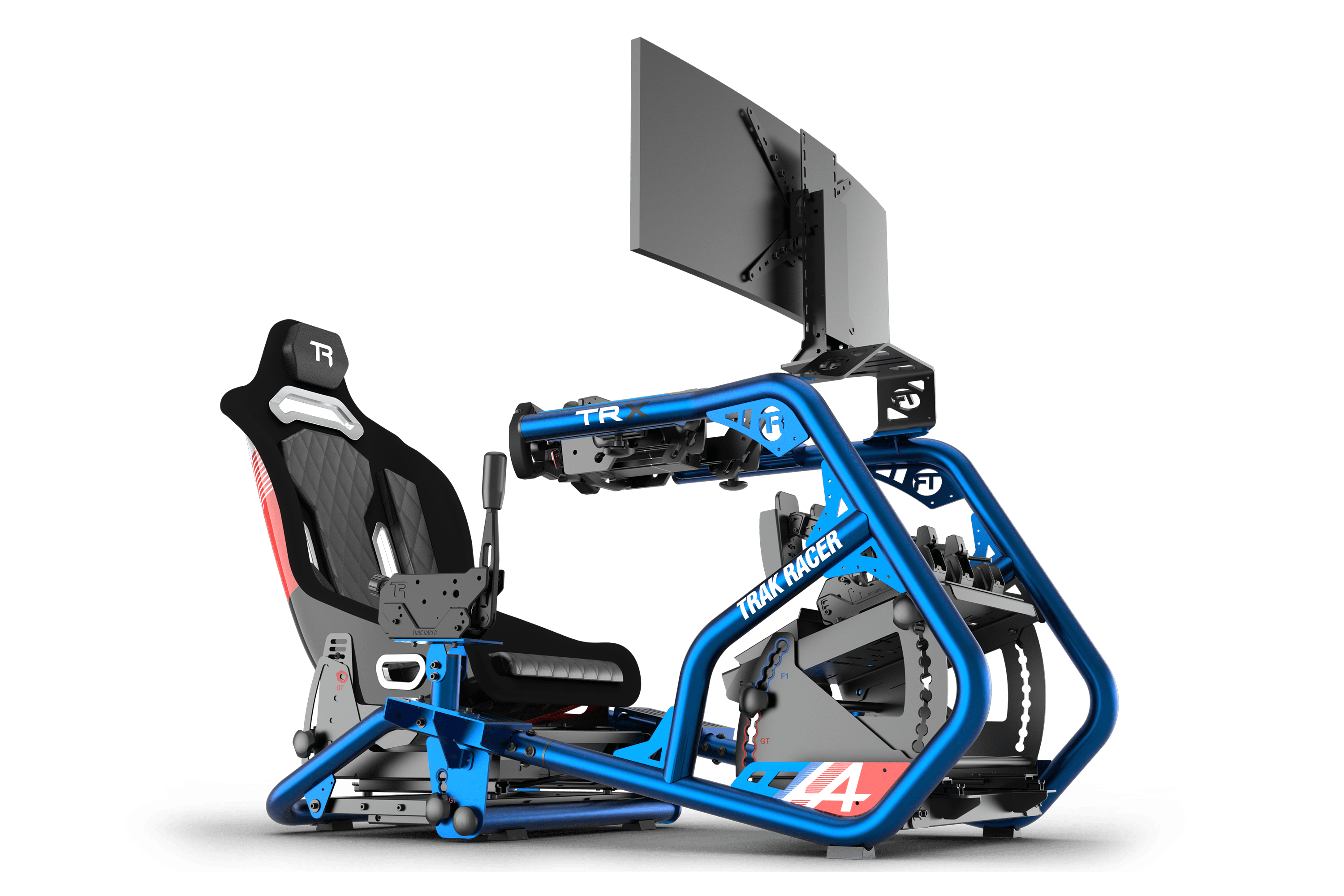 Universal Gear Shifter Mount for Alpine Racing TRX - Blue