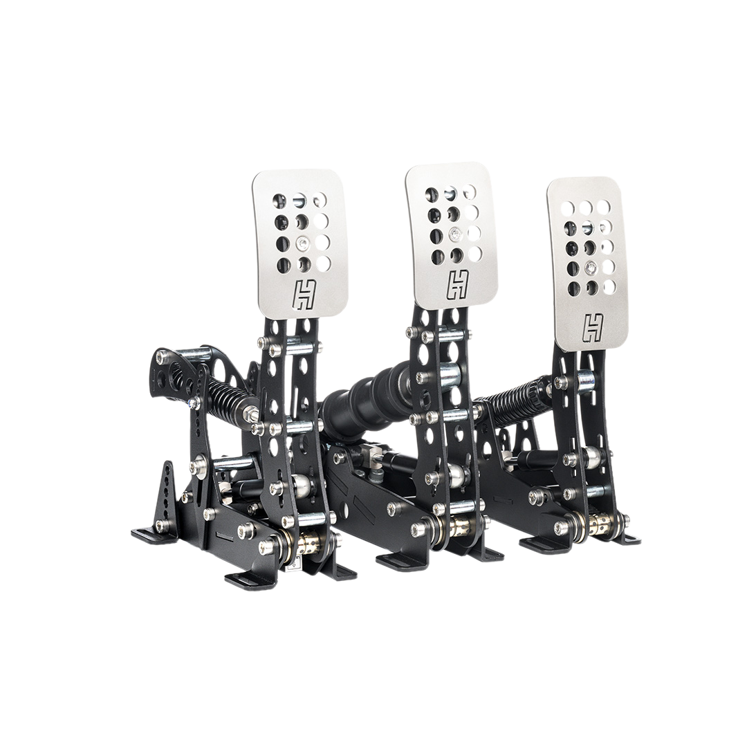 Heusinkveld Sim Pedals Ultimate+ 3-Pedal Set (Black) – Professional Hydraulic Brake, Throttle & Clutch for Elite Sim Racing
