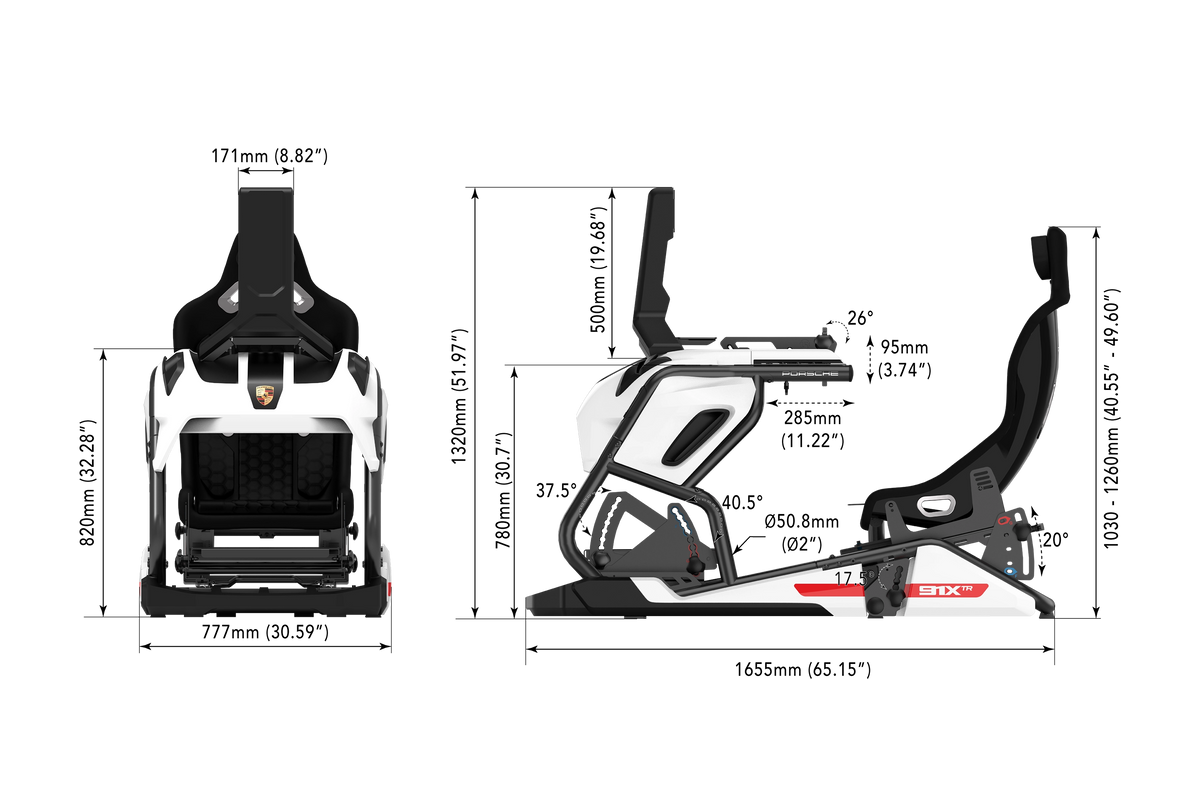 Porsche 91XTR Hybrid Racing Simulator