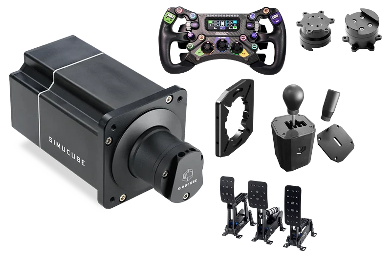 Bundle - Wheelbase, Wheel, Pedal Set and Sequential/H-Pattern Shifter