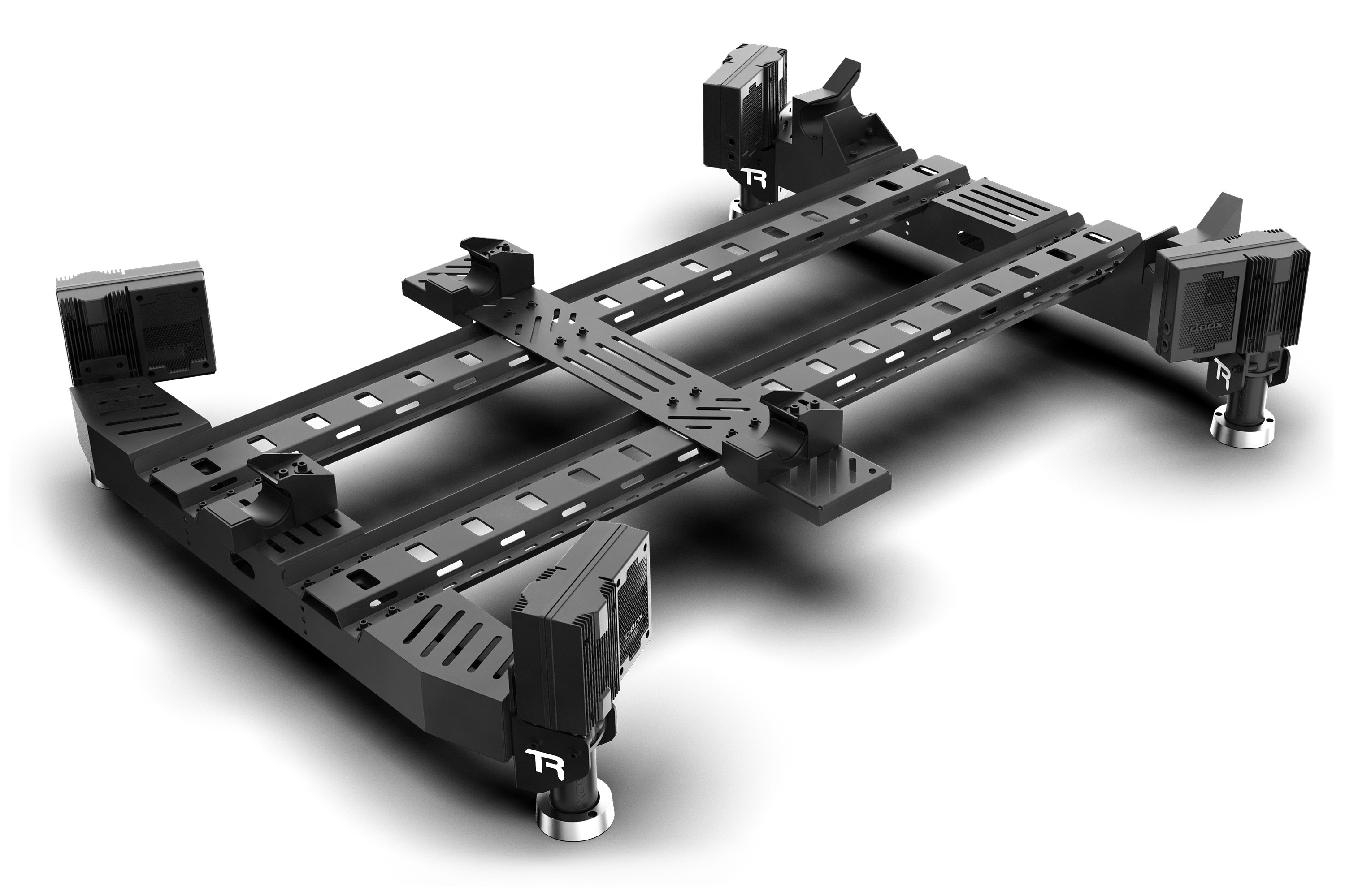 Motion System with 4 motors/actuators and Motion Sim Base