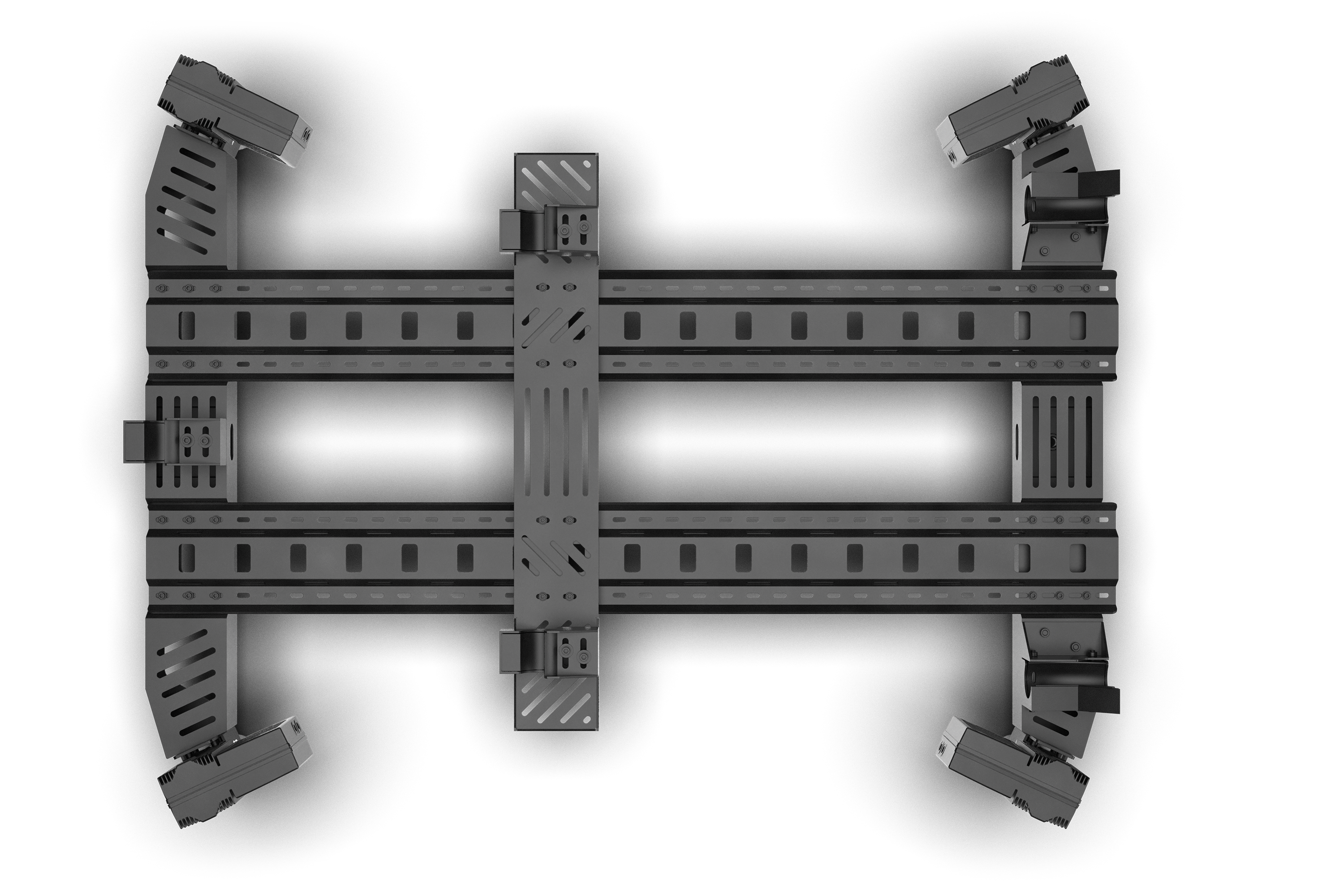 Motion System with 4 motors/actuators and Motion Sim Base