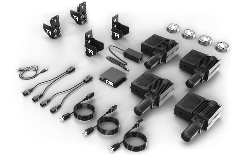 D-BOX G5 4250i Motion System with 4 Haptic Actuators with Mounting Brackets