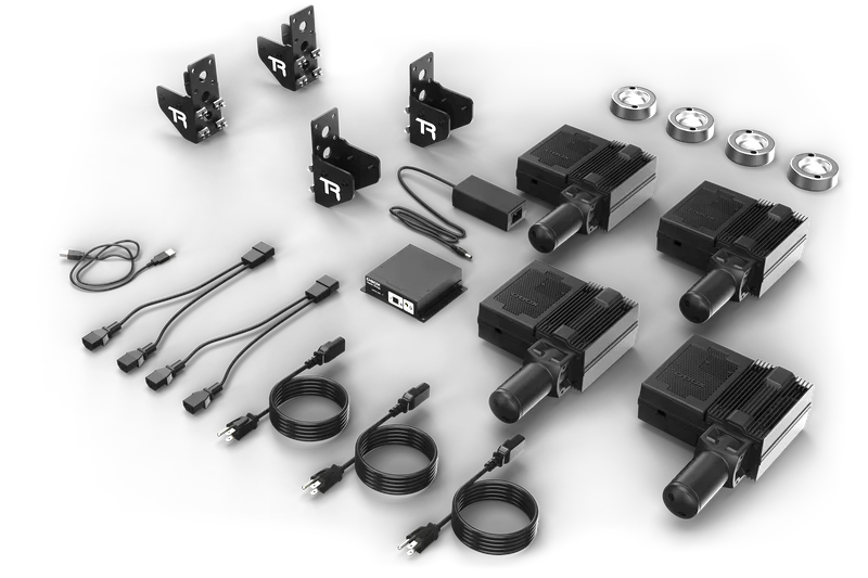 TR160 V5 Racing Simulator with Set of 4 D-BOX G5 4250i Motion Actuators