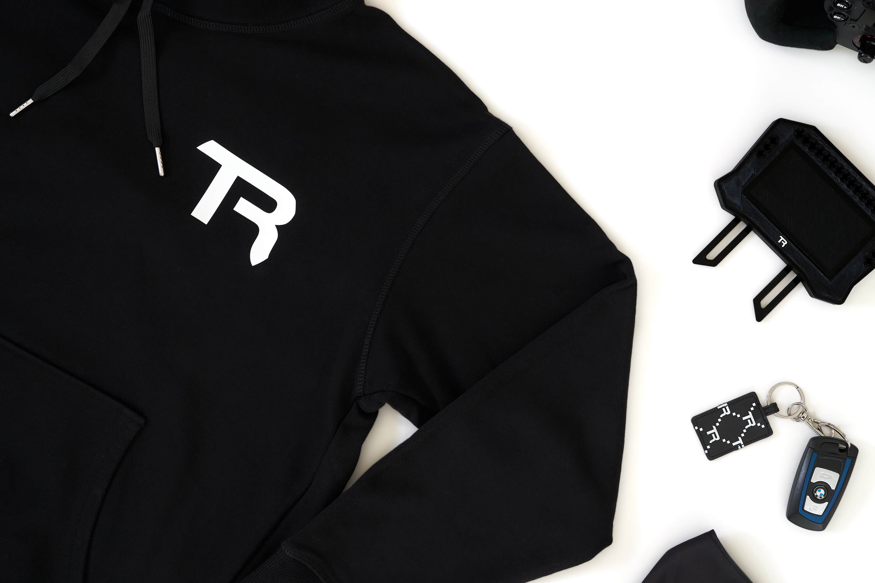 TR Monogrammed Cotton Hoodie