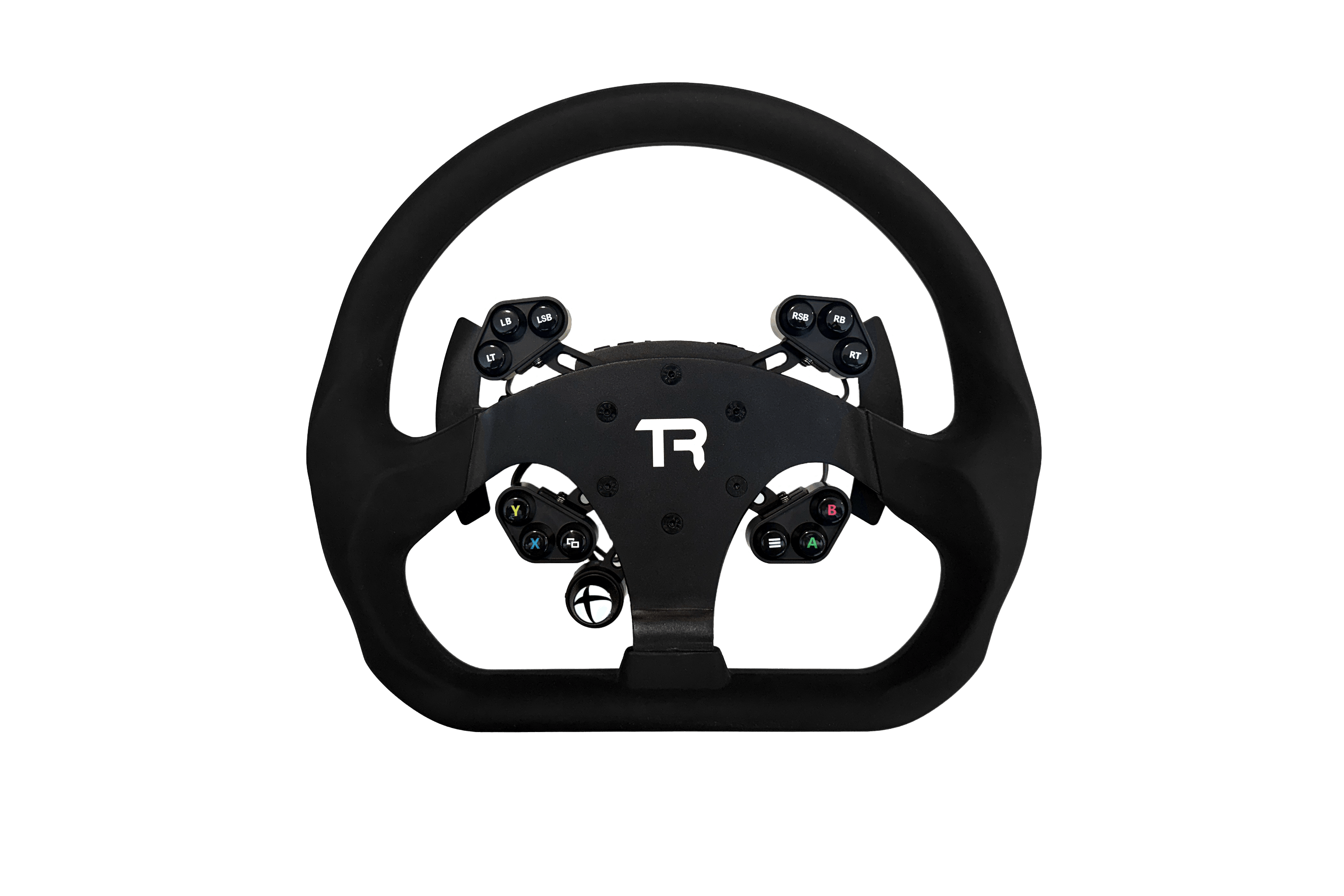 330mm/13" Flat-Bottom GT Sim Racing Wheel – Aluminium with Durable Silicon Hand Grips