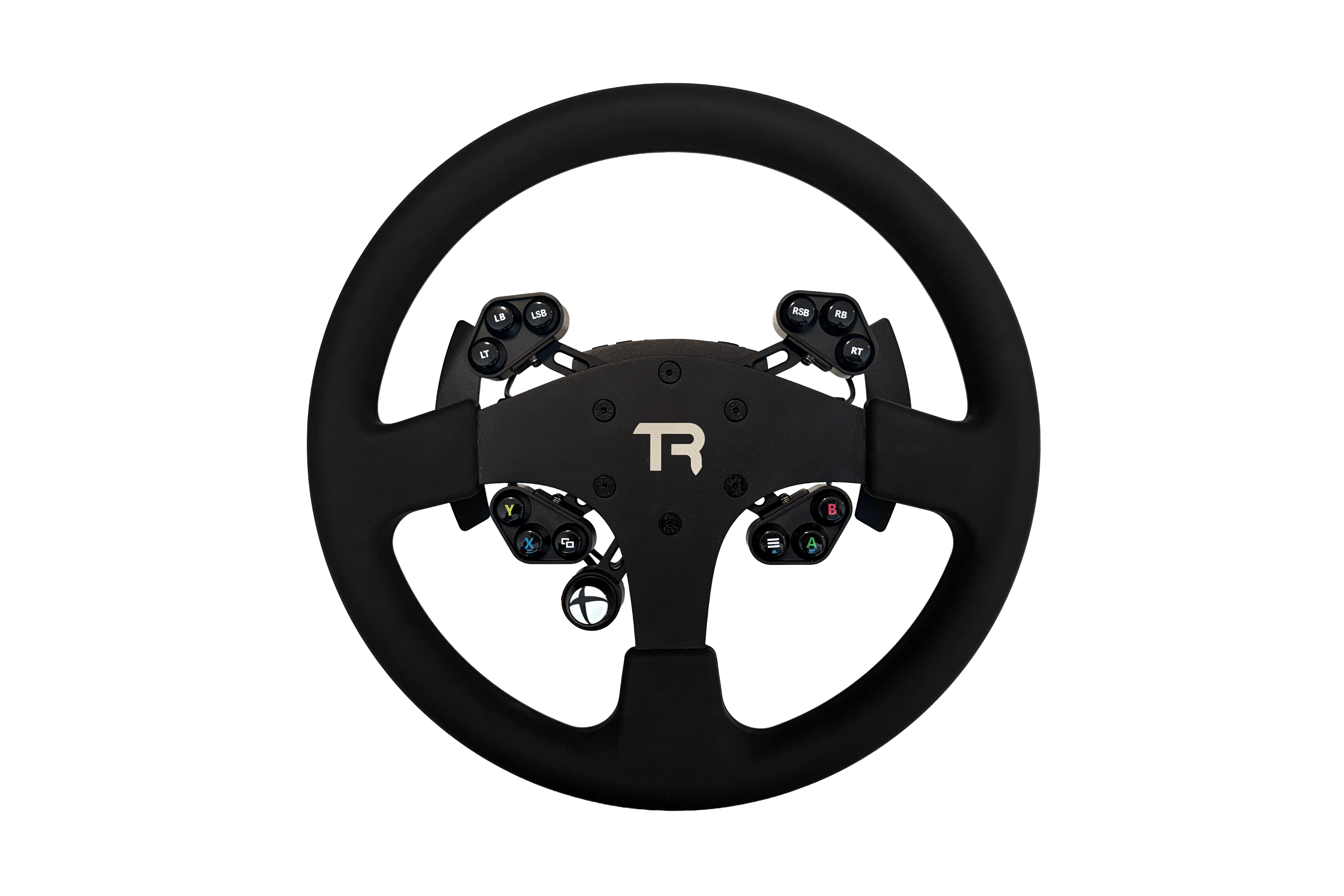 330mm/13" Round Sim Racing Wheel – Aluminium with Durable Silicon Hand Grips