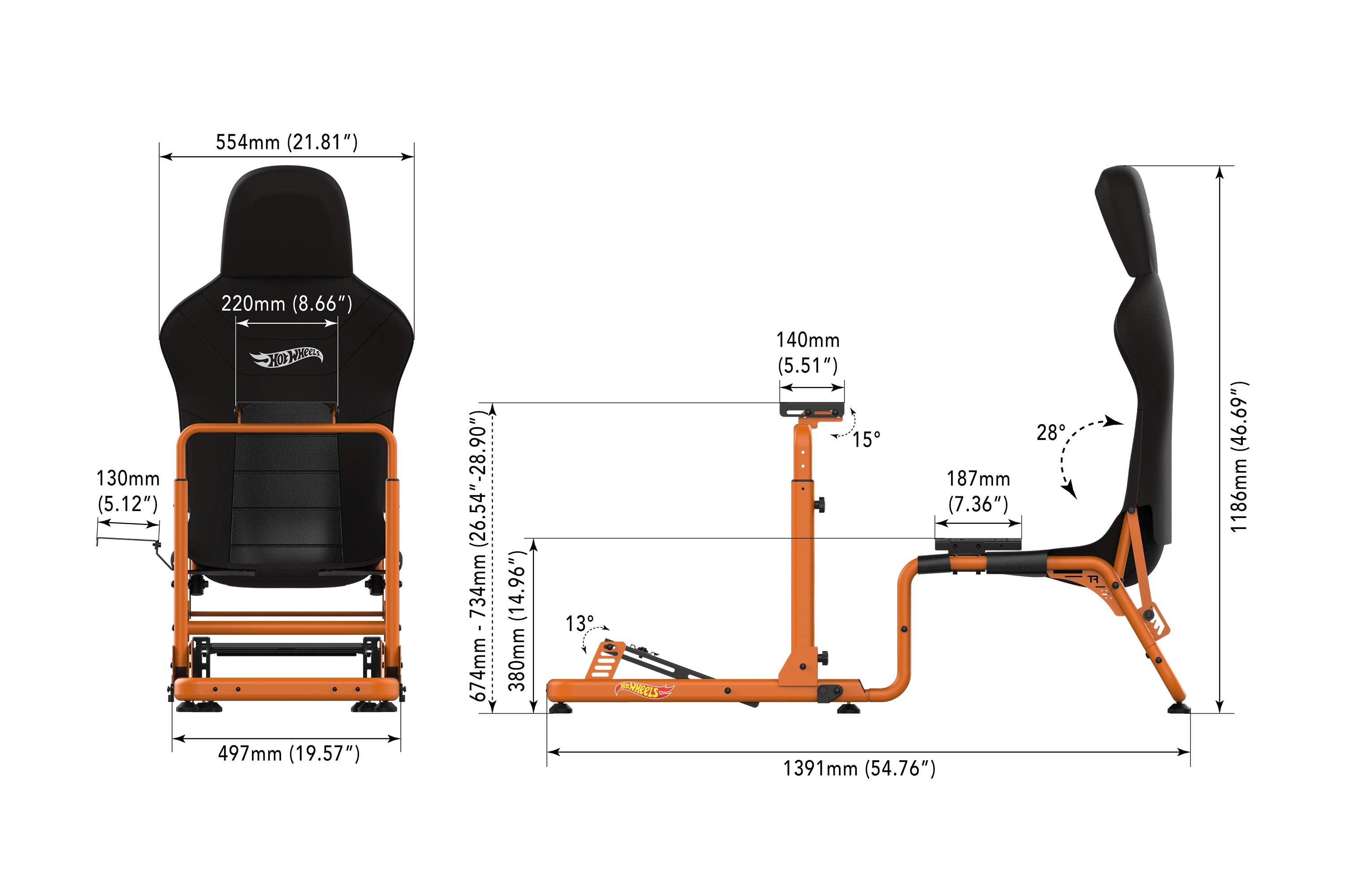 Hot Wheels HW3 Compact Racing Simulator Cockpit