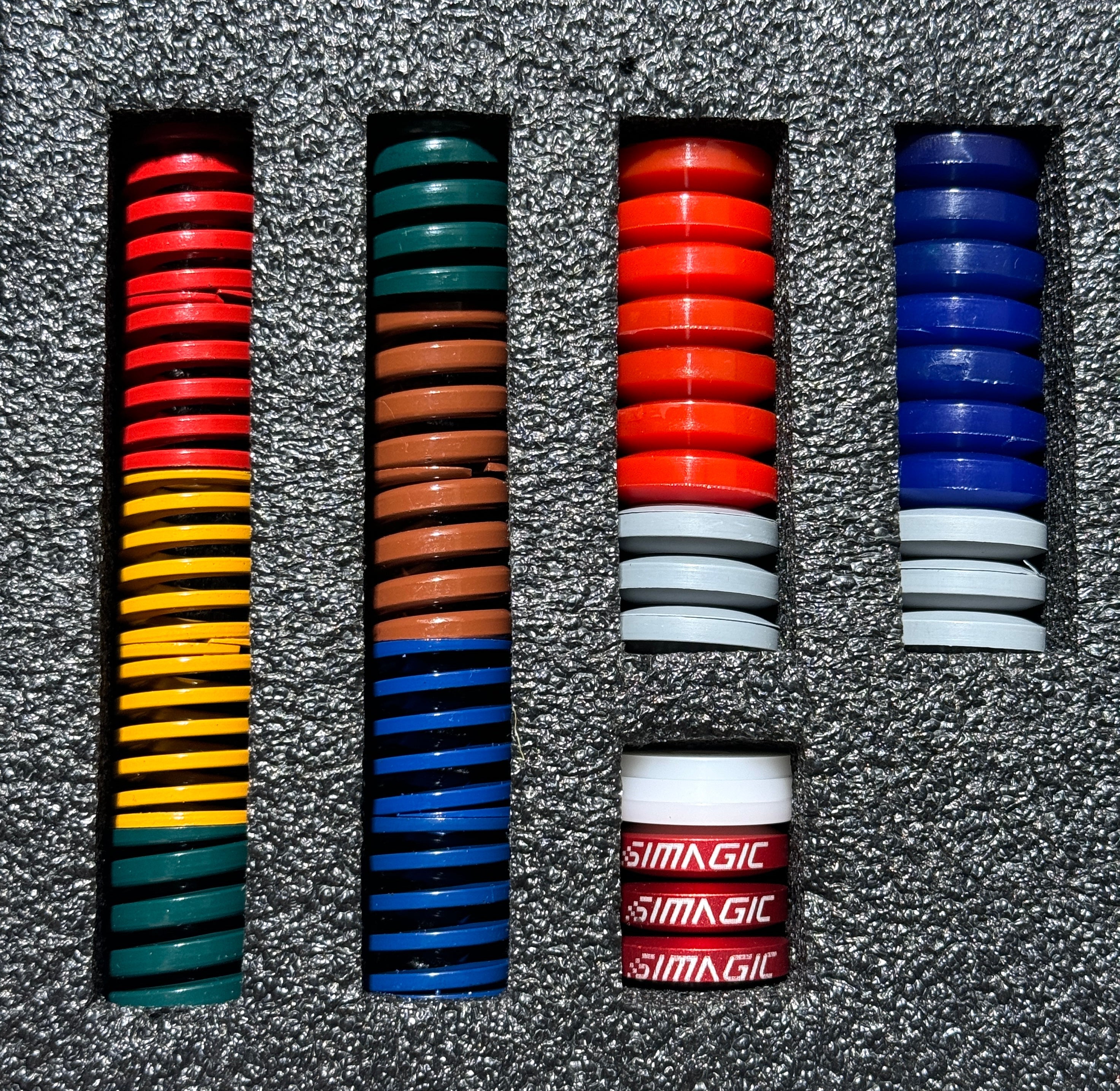 Simagic P1000 Optional Rubber Pads & Springs Kit – Brake Feel Tuning for Standard & Hydraulic Pedals