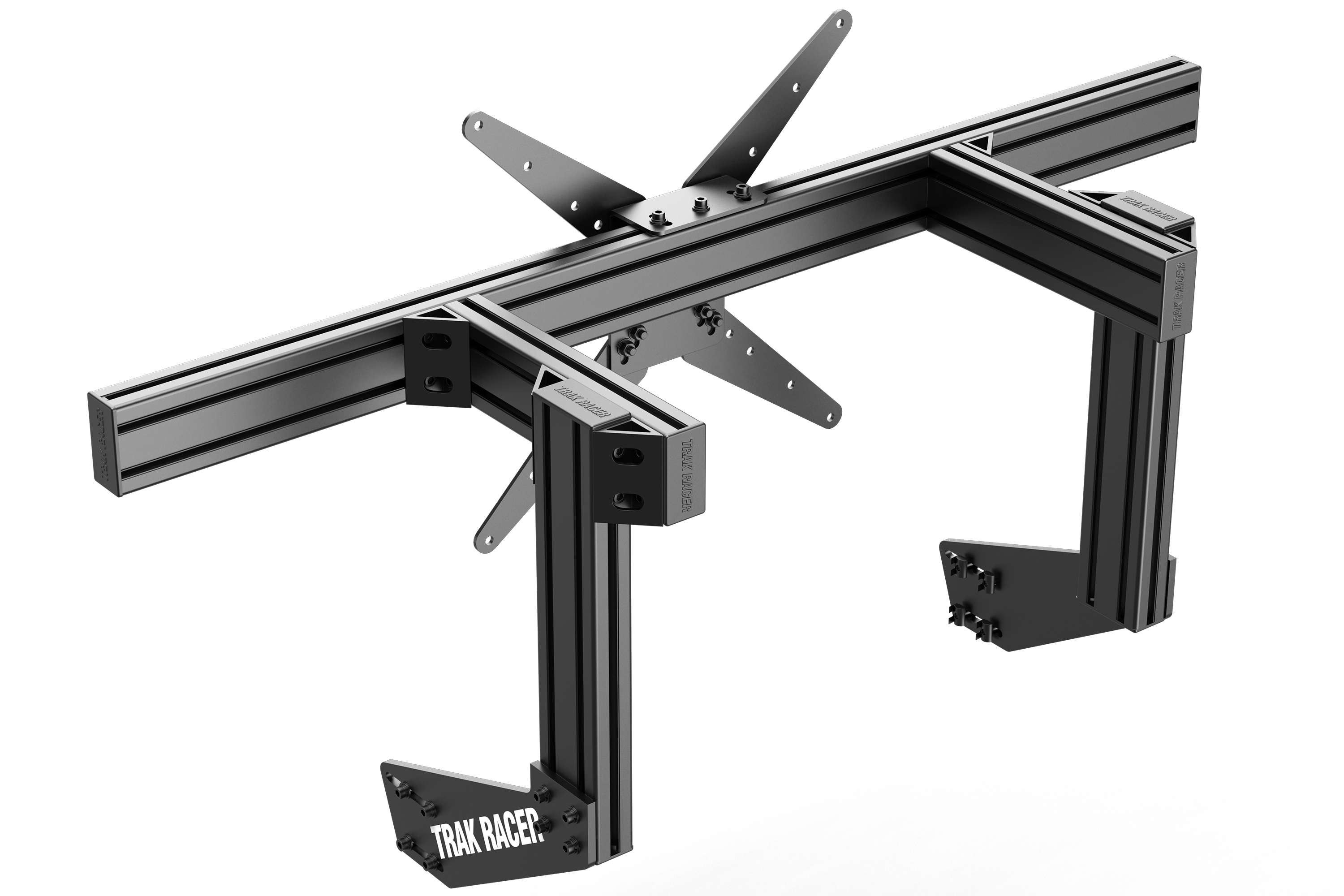 Large Cockpit-Mounted Single Monitor Stand - 1200mm / 47.25" Wide