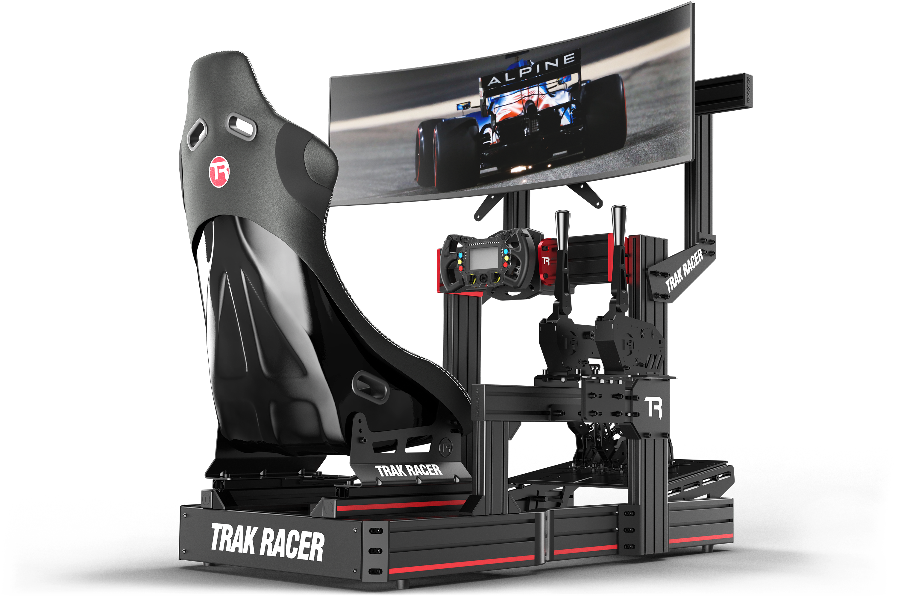 Large Cockpit-Mounted Single Monitor Stand - 1200mm / 47.25" Wide