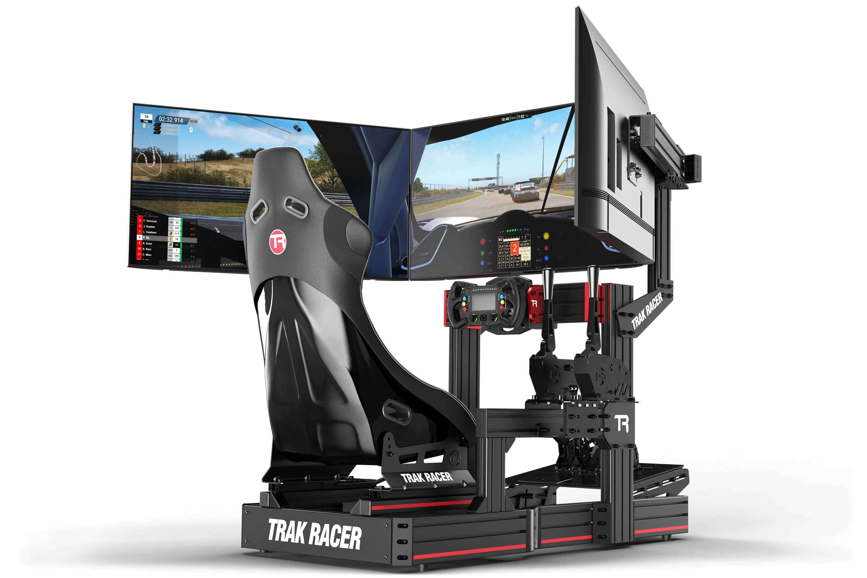 Large Cockpit-Mounted Triple Monitor Mount - 1200mm / 47.25" Wide