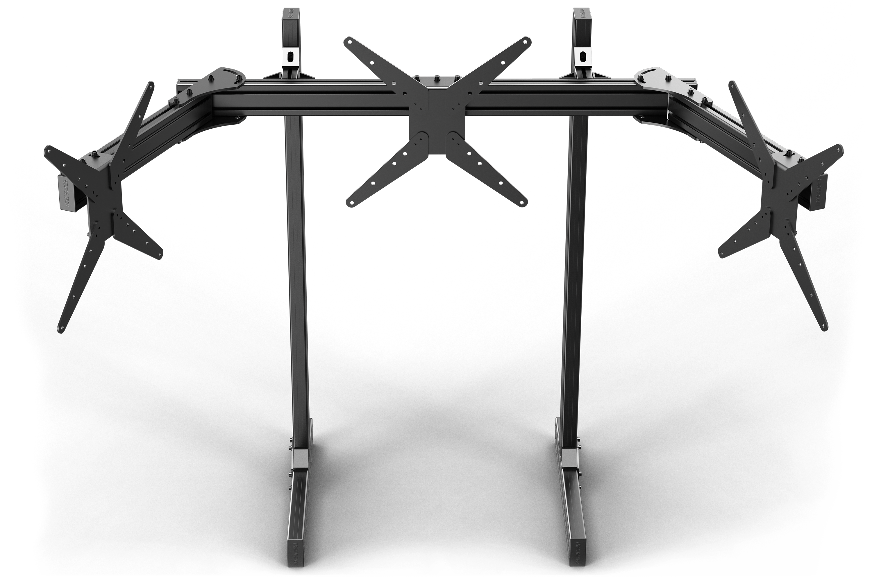 Large Freestanding Triple Monitor Stand - 1200mm / 47.25" Wide