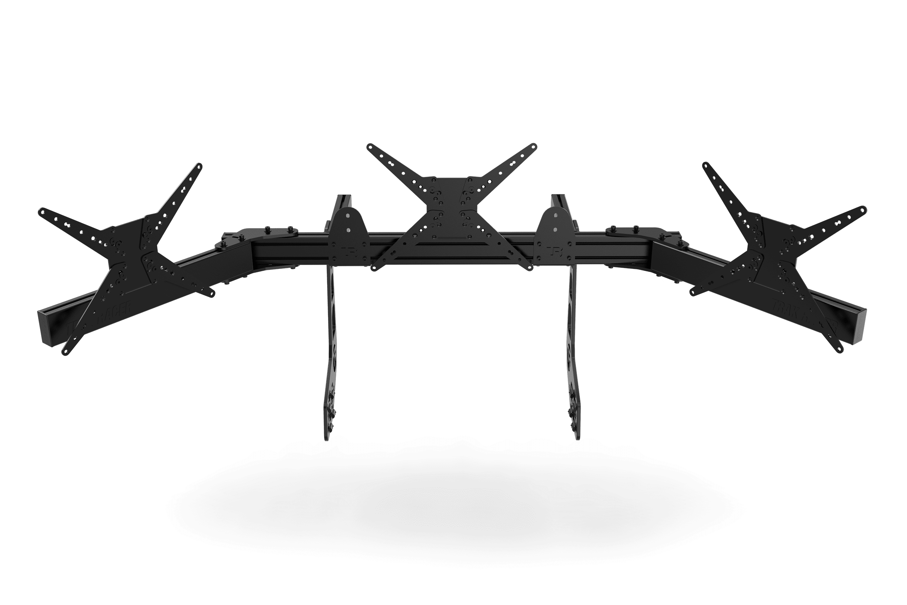 Large Cockpit-Mounted Triple Monitor Mount - 1200mm / 47.25" Wide
