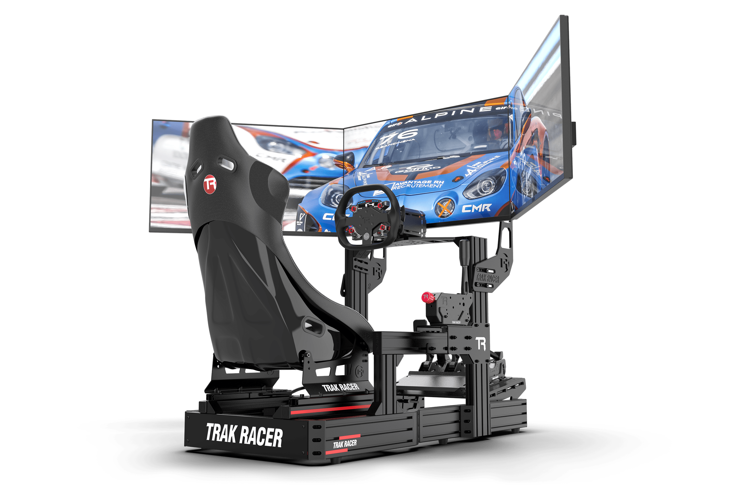 Large Cockpit-Mounted Triple Monitor Mount - 1200mm / 47.25" Wide