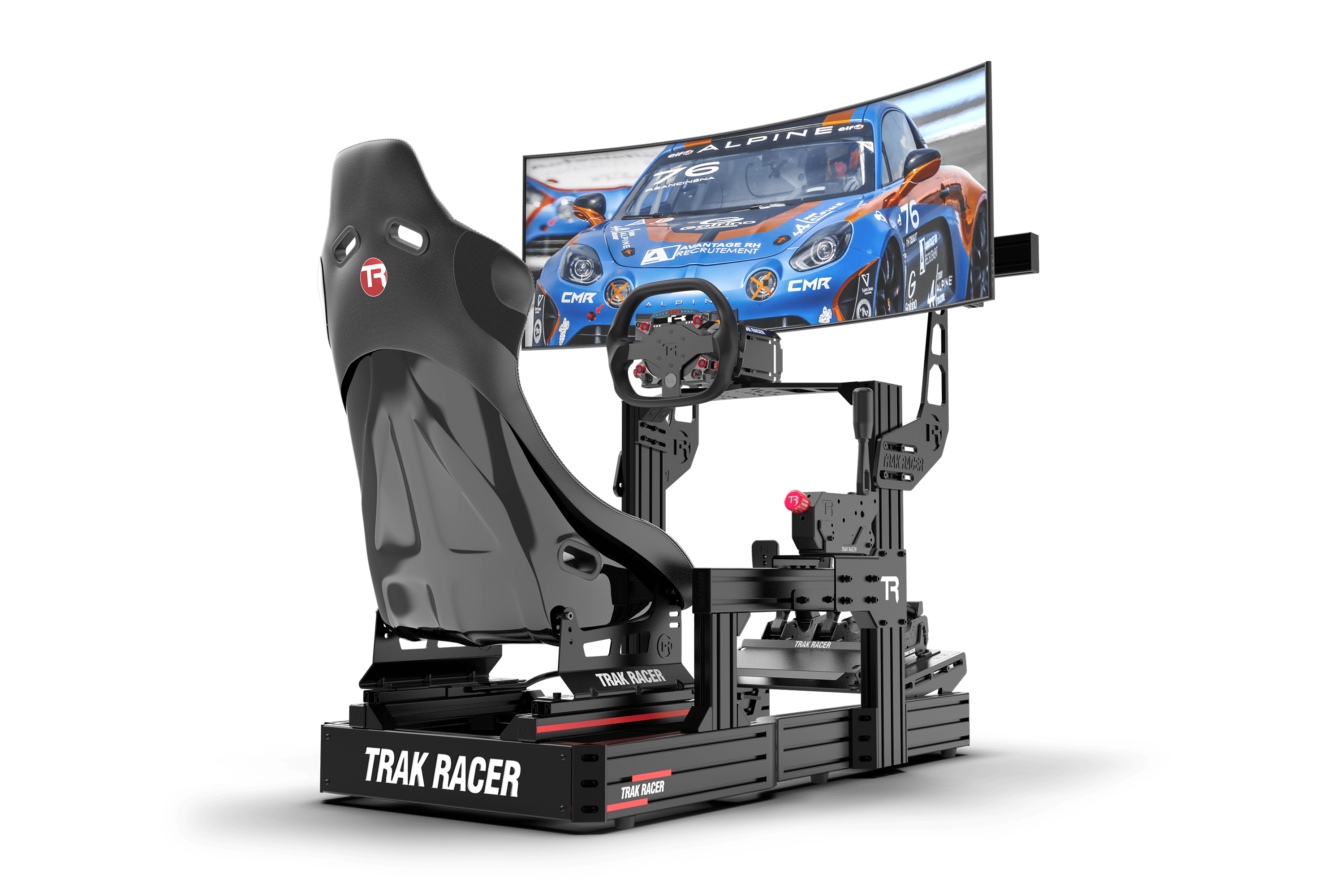 Large Cockpit-Mounted Single Monitor Stand - 1500mm / 59" Wide