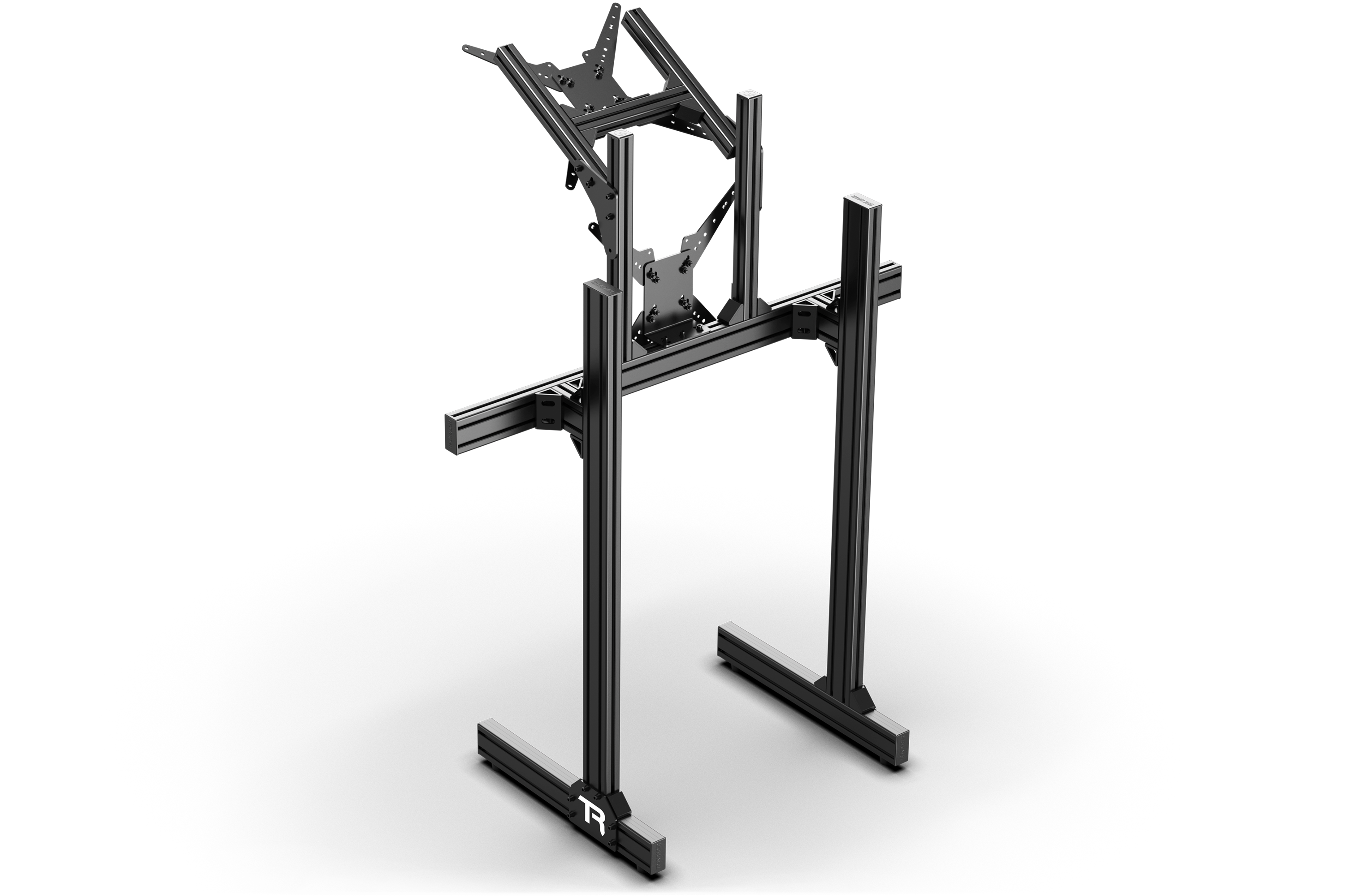 Large Freestanding Dual Monitor Stand - 1200mm / 47.25" Wide