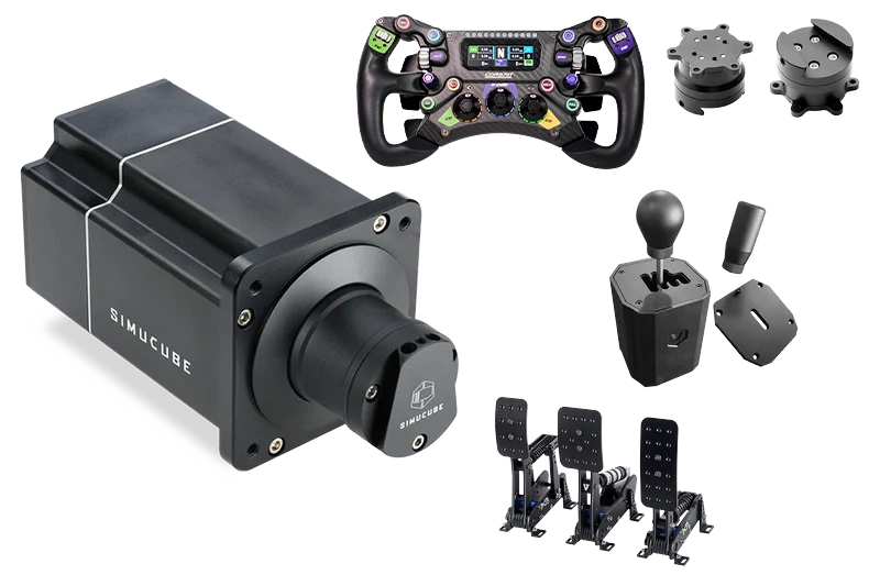 Bundle - Wheelbase, Wheel, Pedal Set and Sequential/H-Pattern Shifter