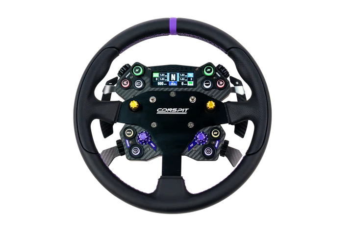 Conspit H.AO Hub – Full Carbon Fiber Race Hub with Display and RGB Controls