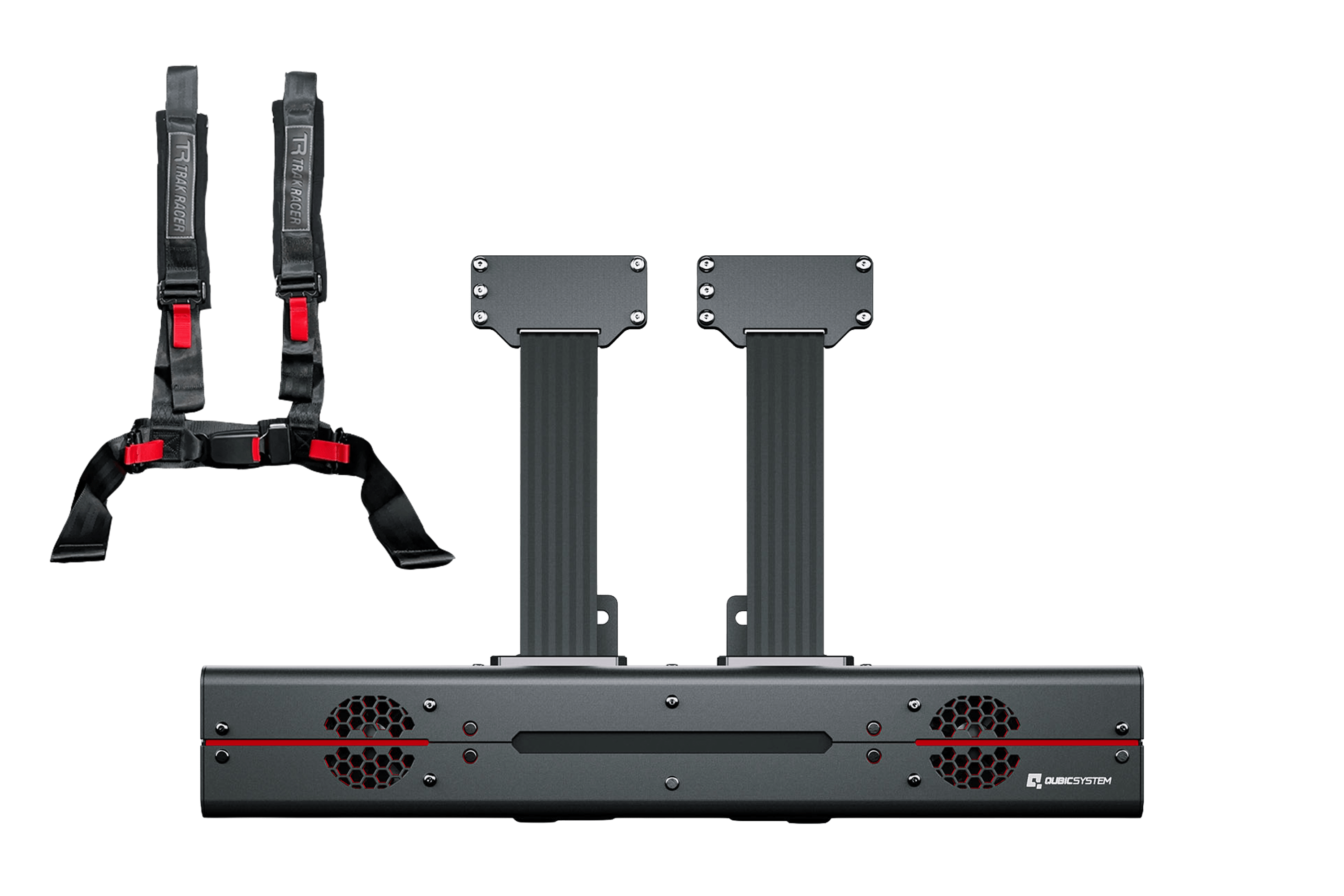 Qubic System QS-BT1 Direct Drive Seat Belt Tensioner with Trak Racer Seat Harness