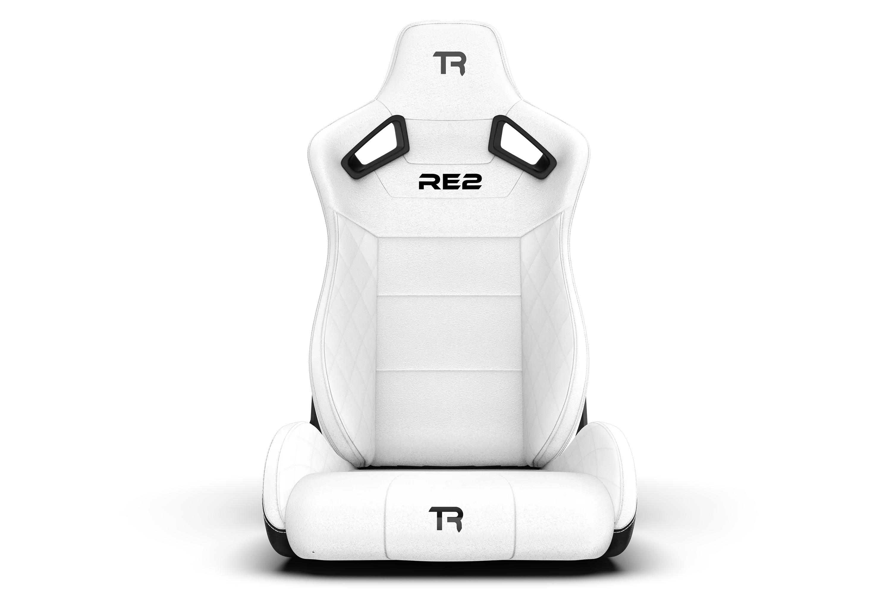 RE2 Dual-Side Recliner Sim Racing Seat — Premium Diamond-Stitched Leather-Style Finish