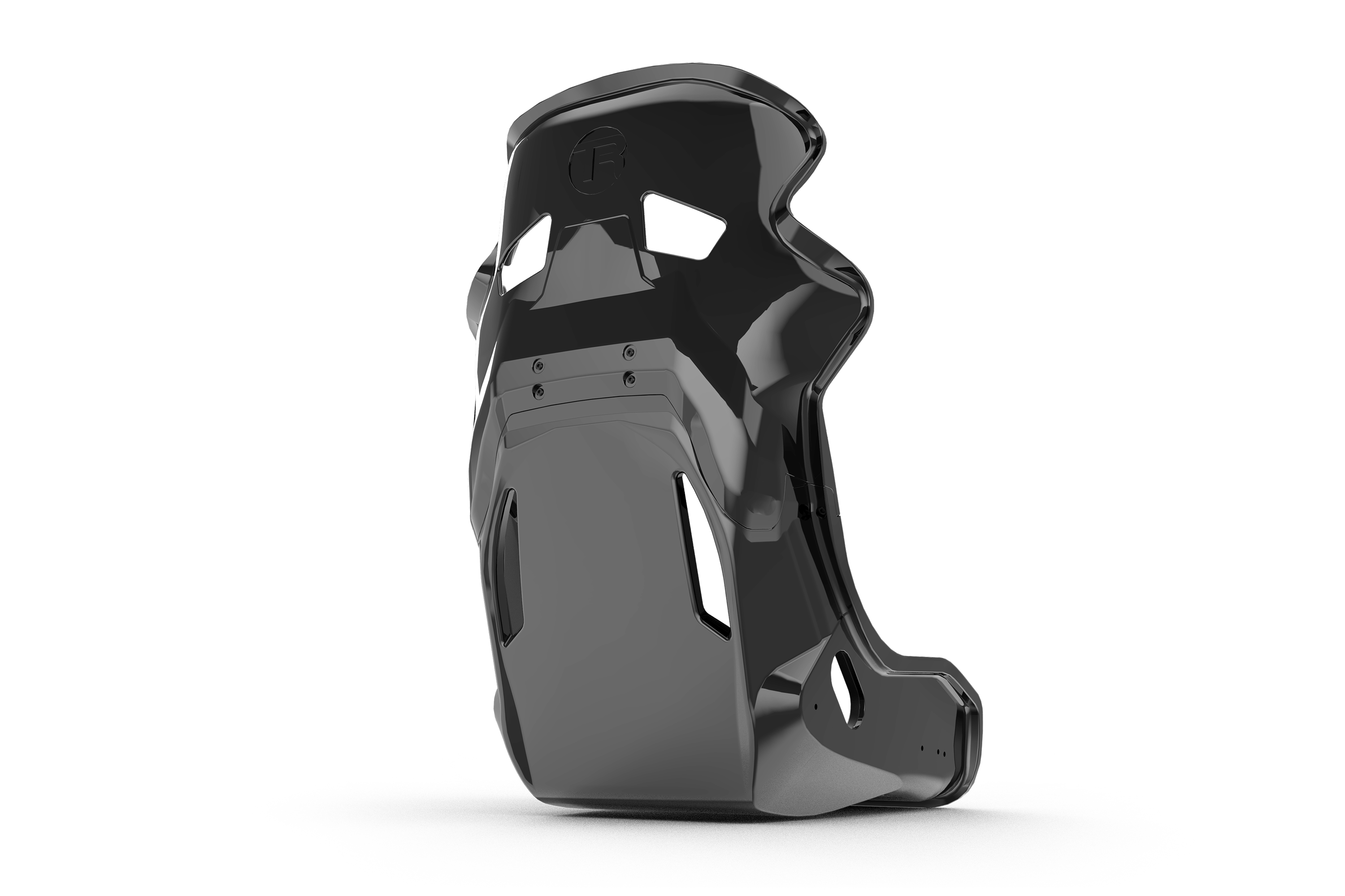 TR Series Fibreglass GT Sim Racing Seat — High Gloss Black