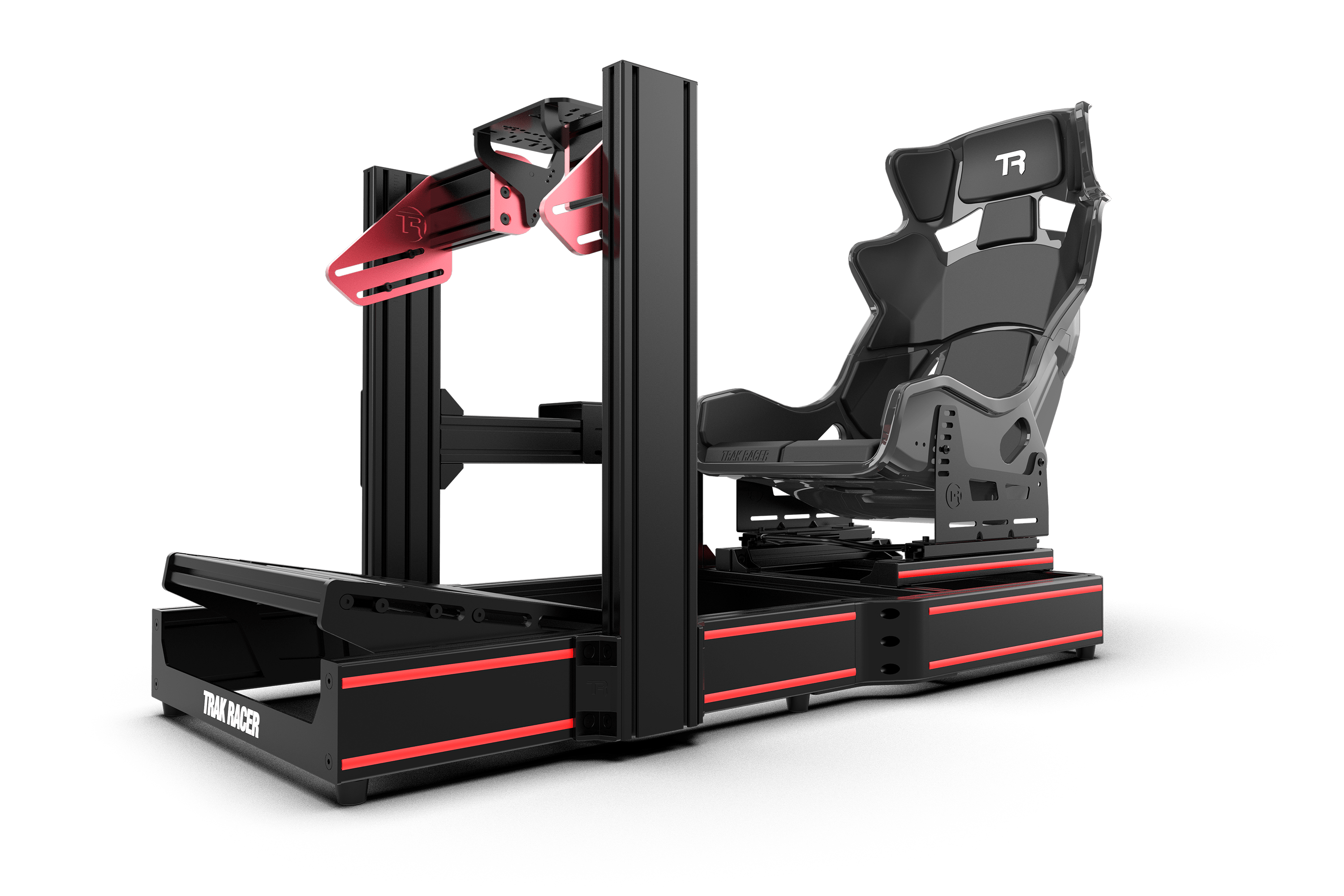 TR Series Fibreglass GT Sim Racing Seat — High Gloss Black