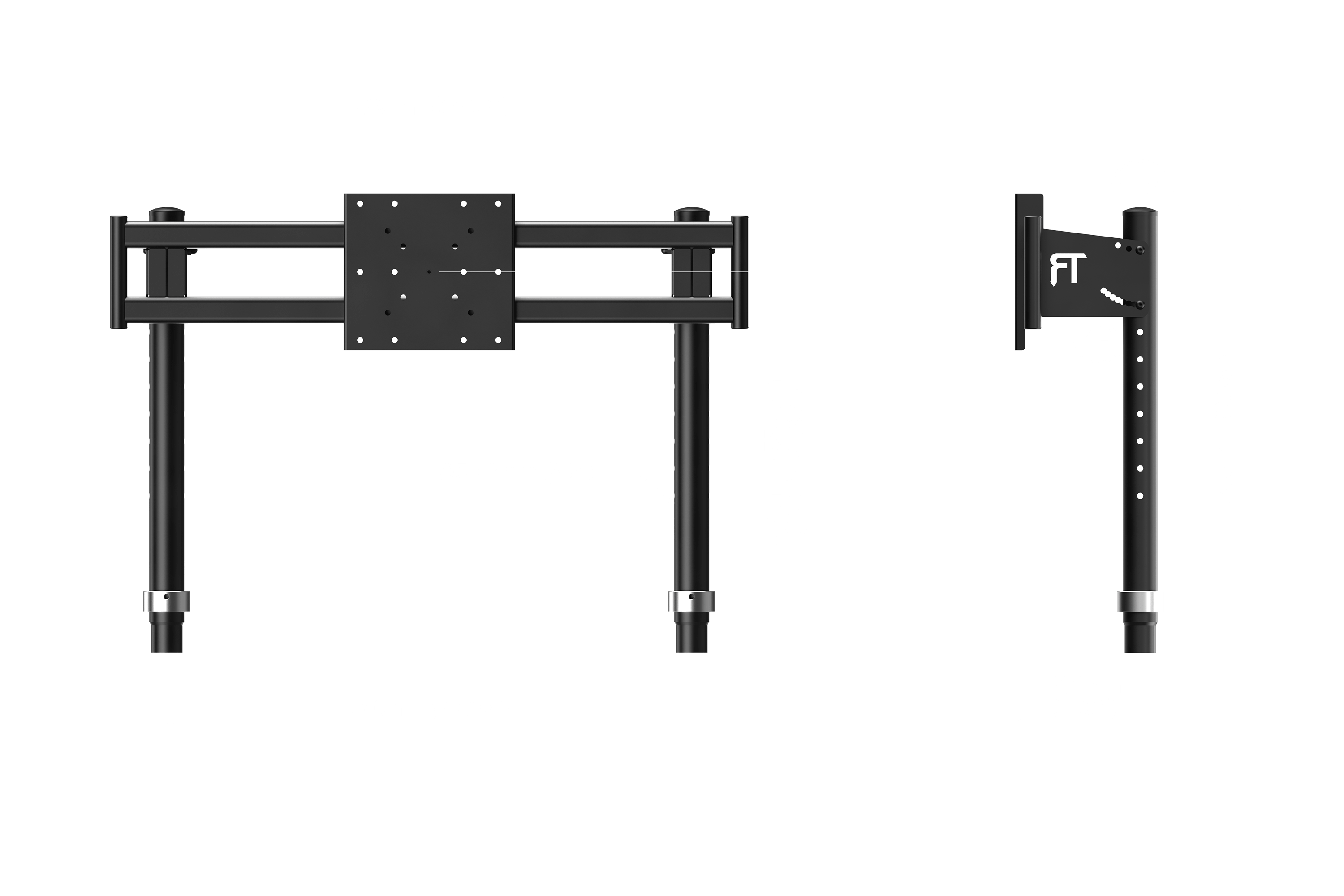 4th/2nd Top Monitor Mount for Tube Monitor Stands