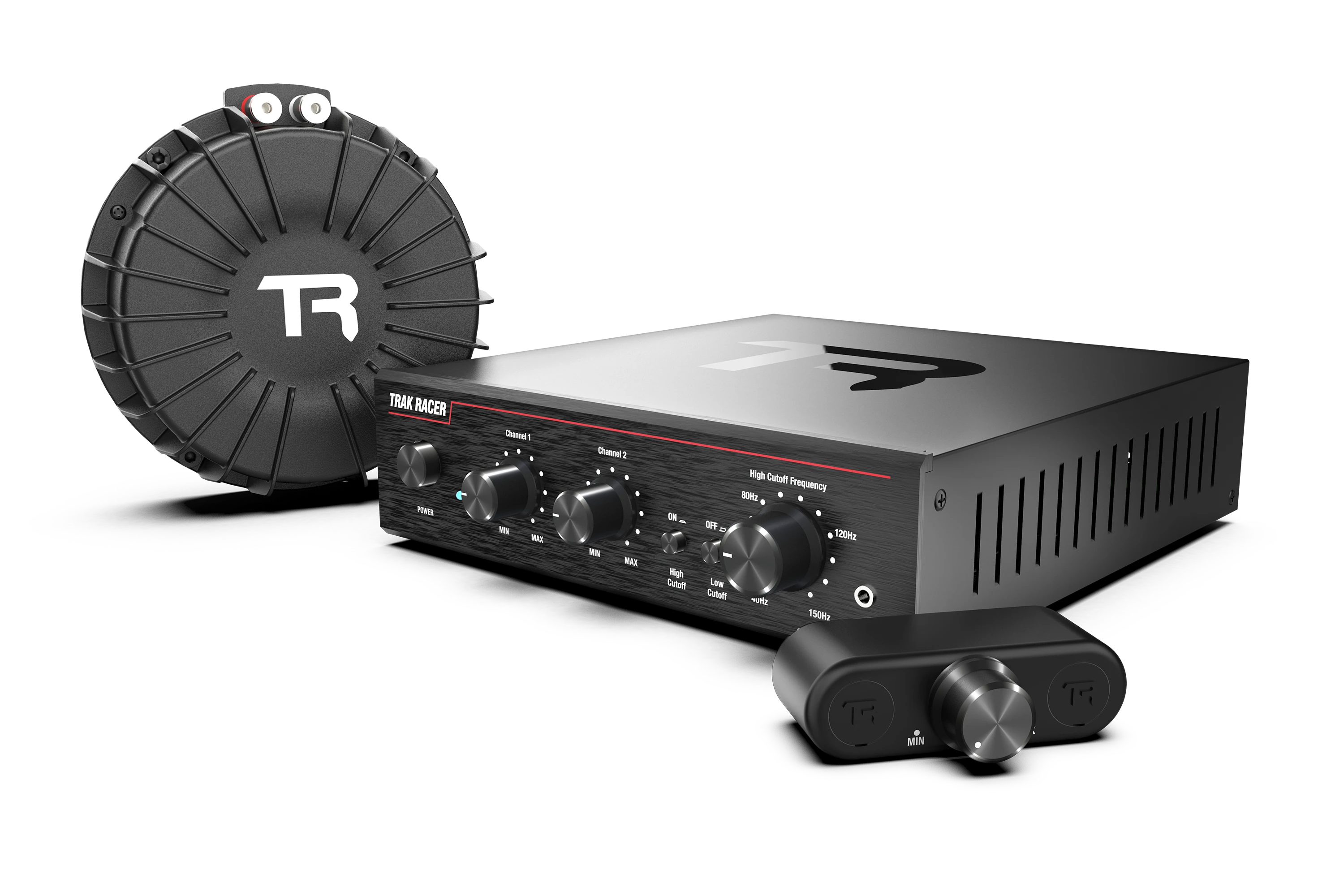 Trak Racer V2 Pro 2CH 200W Low-Frequency Class-D Amplifier and Bass Shaker Kit