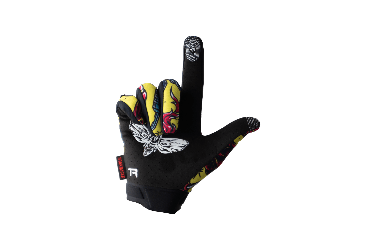 ﻿﻿Trak Racer Multi-Use Sim Racing Gloves - Yellow