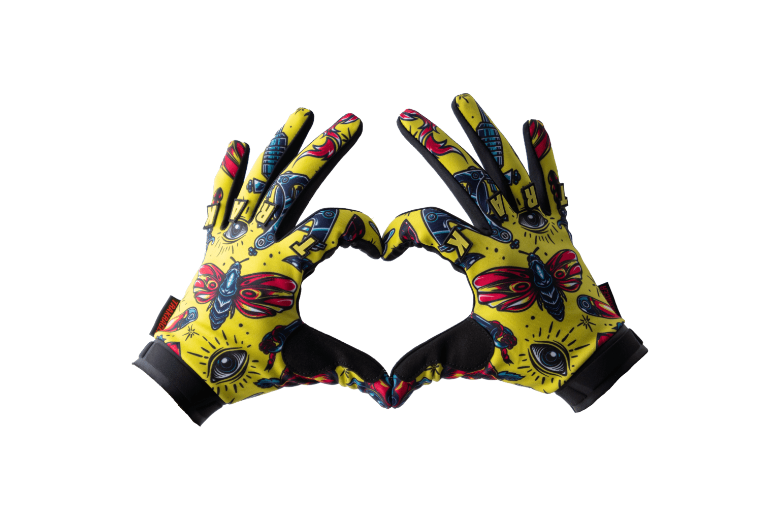 ﻿﻿Trak Racer Multi-Use Sim Racing Gloves - Yellow