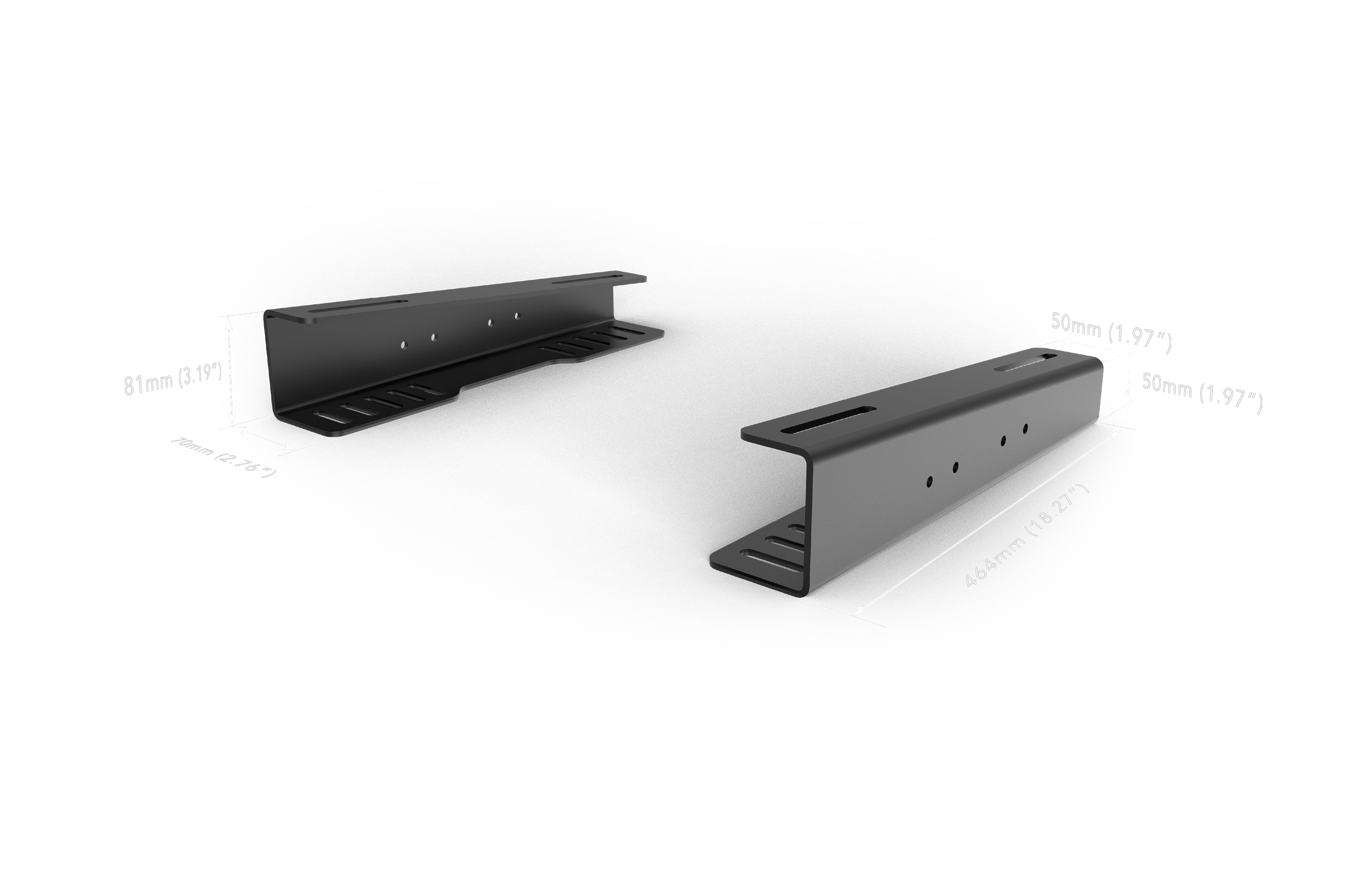 Seat Bracket Set for Recline Seats (WITHOUT Angle Adjustment)