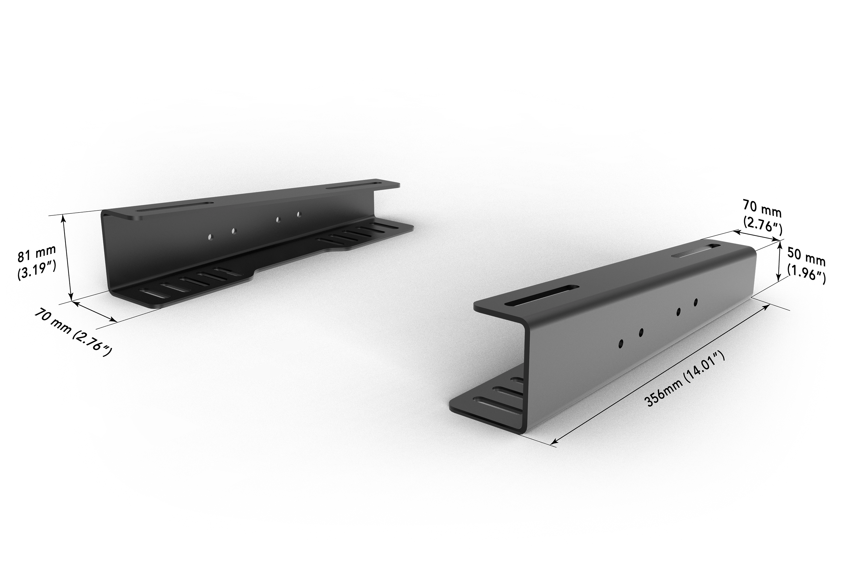 Seat Bracket Set for Recline Seats (WITHOUT Angle Adjustment)
