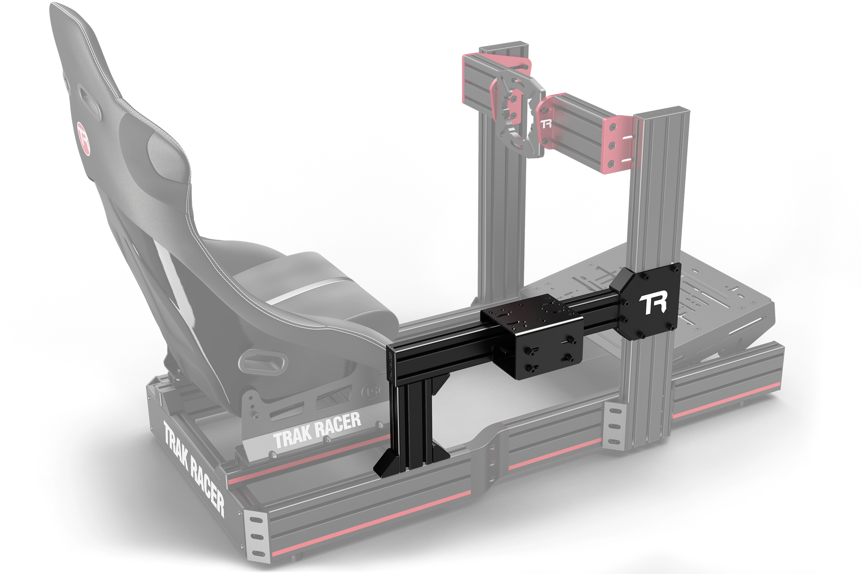 TR Gen 2 Shifter Mount and Side Chassis Support with TR Support Plate - Black