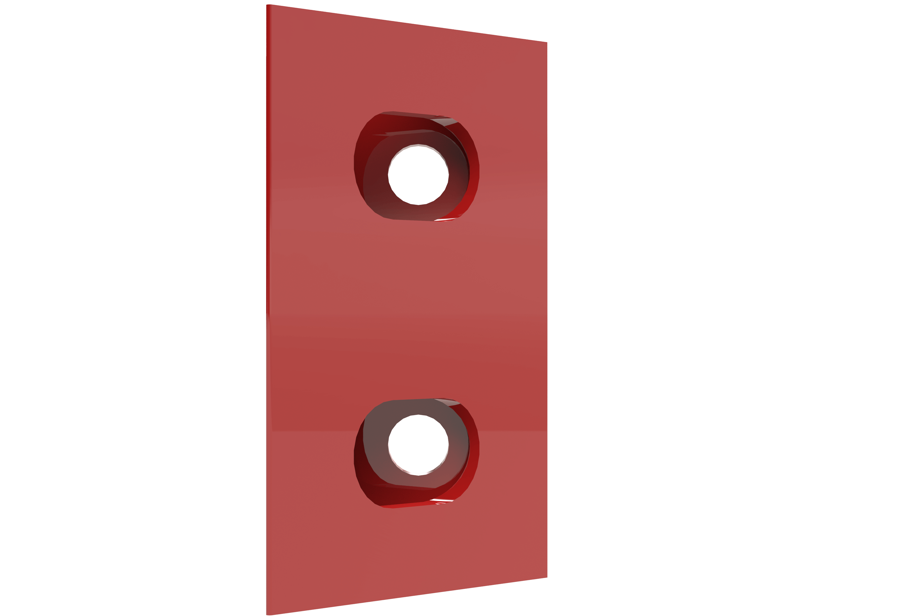 TR8020 Spare Corner Bracket - 80 x 40mm - Red