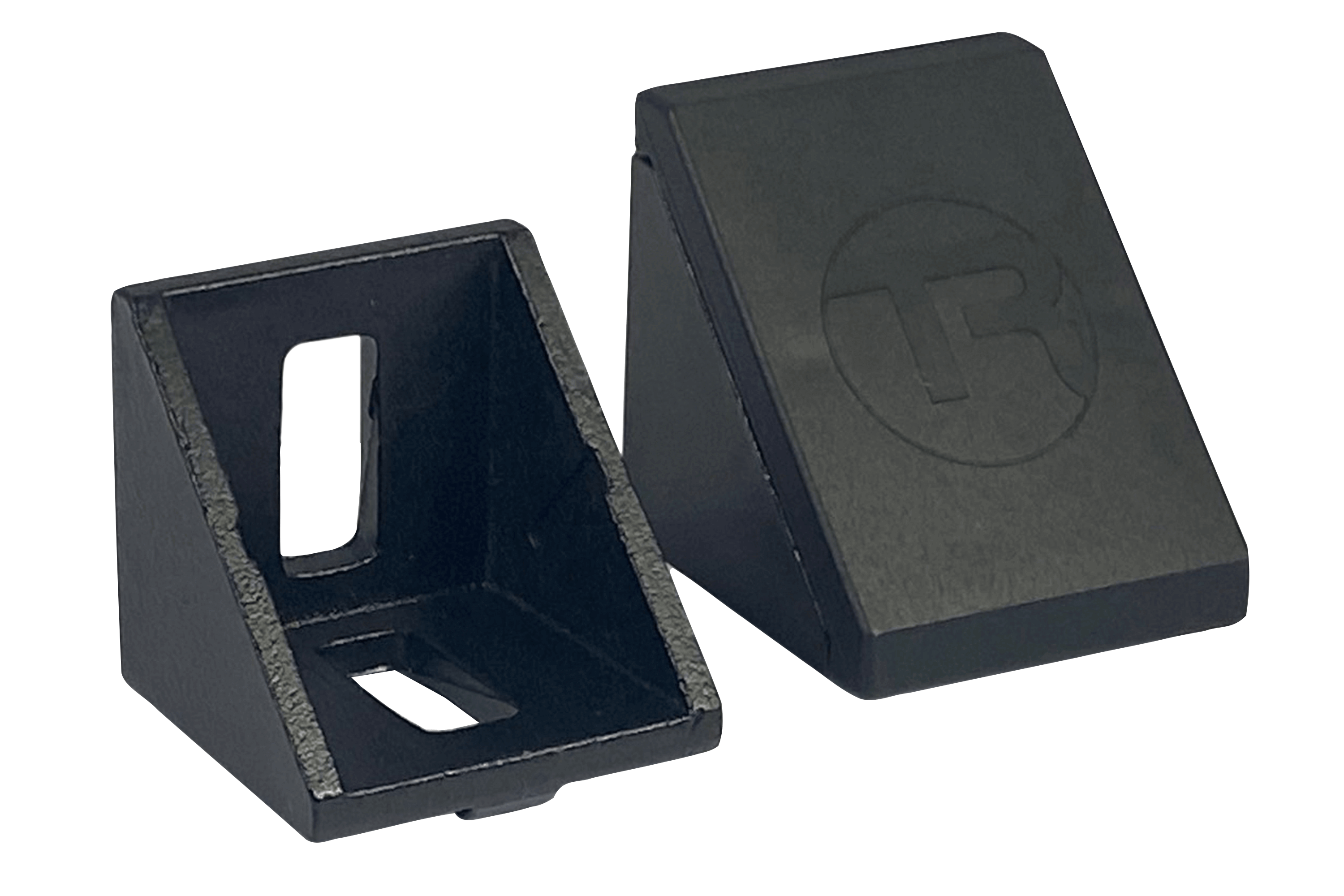 40mm 8mm Slot Aluminium Corner Bracket & Cap