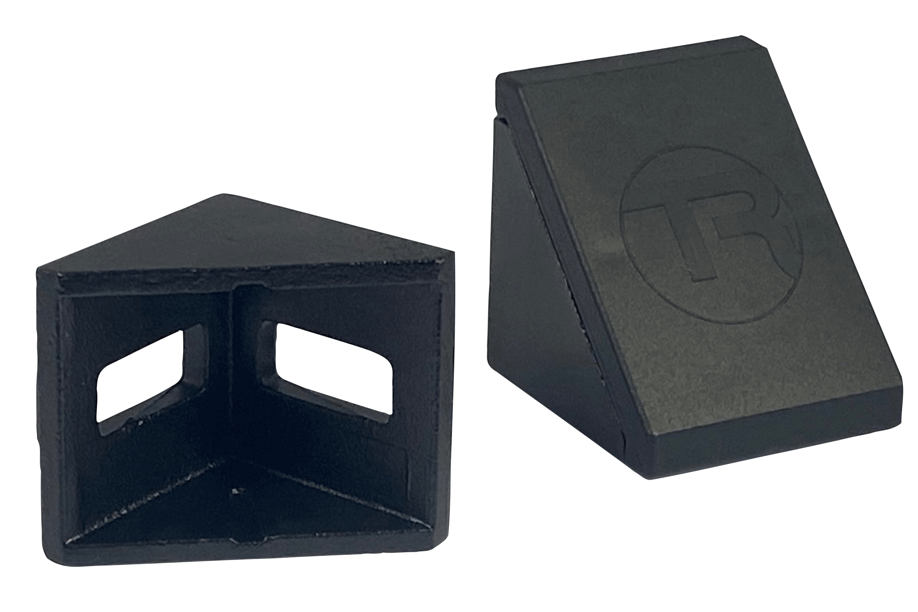 40mm 8mm Slot Aluminium Corner Bracket & Cap