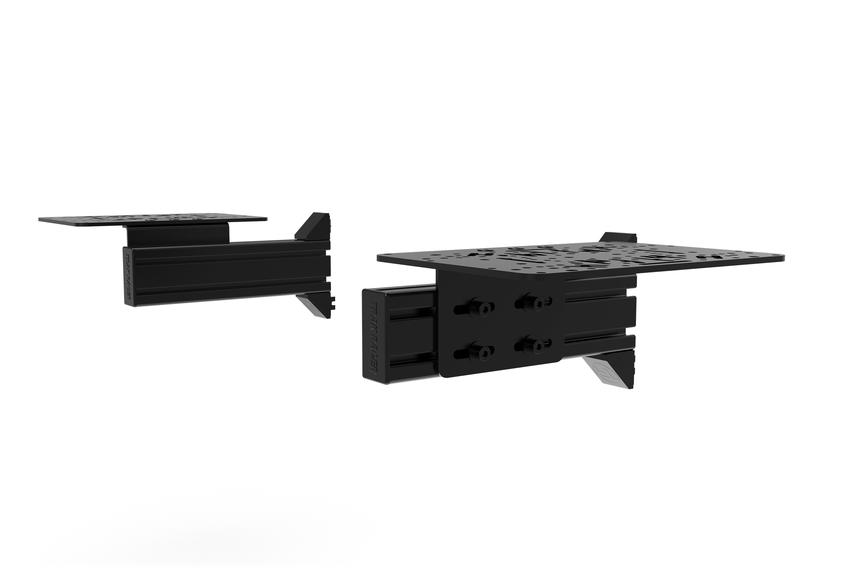 Flight Sim Control Mounts with 2 Side Supports for all Aluminum Cockpits