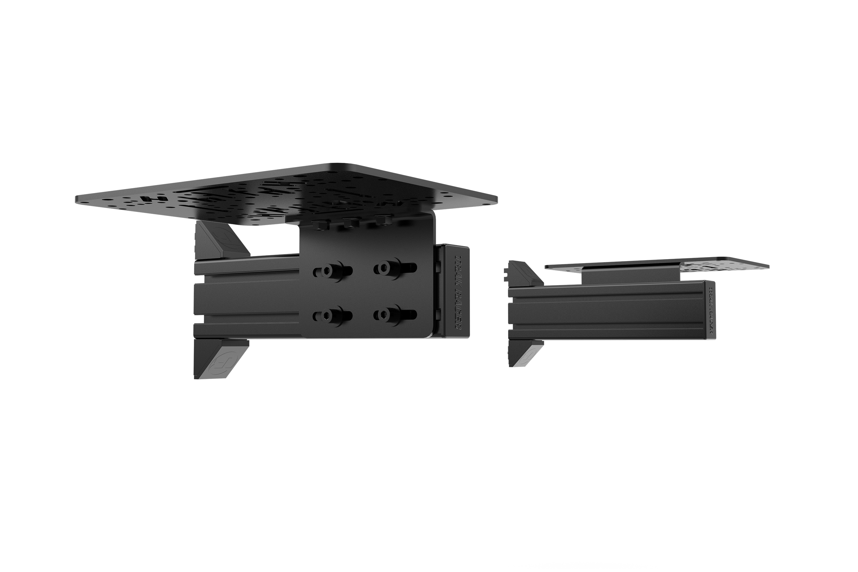 Flight Sim Control Mounts with 2 Side Supports for all Aluminum Cockpits