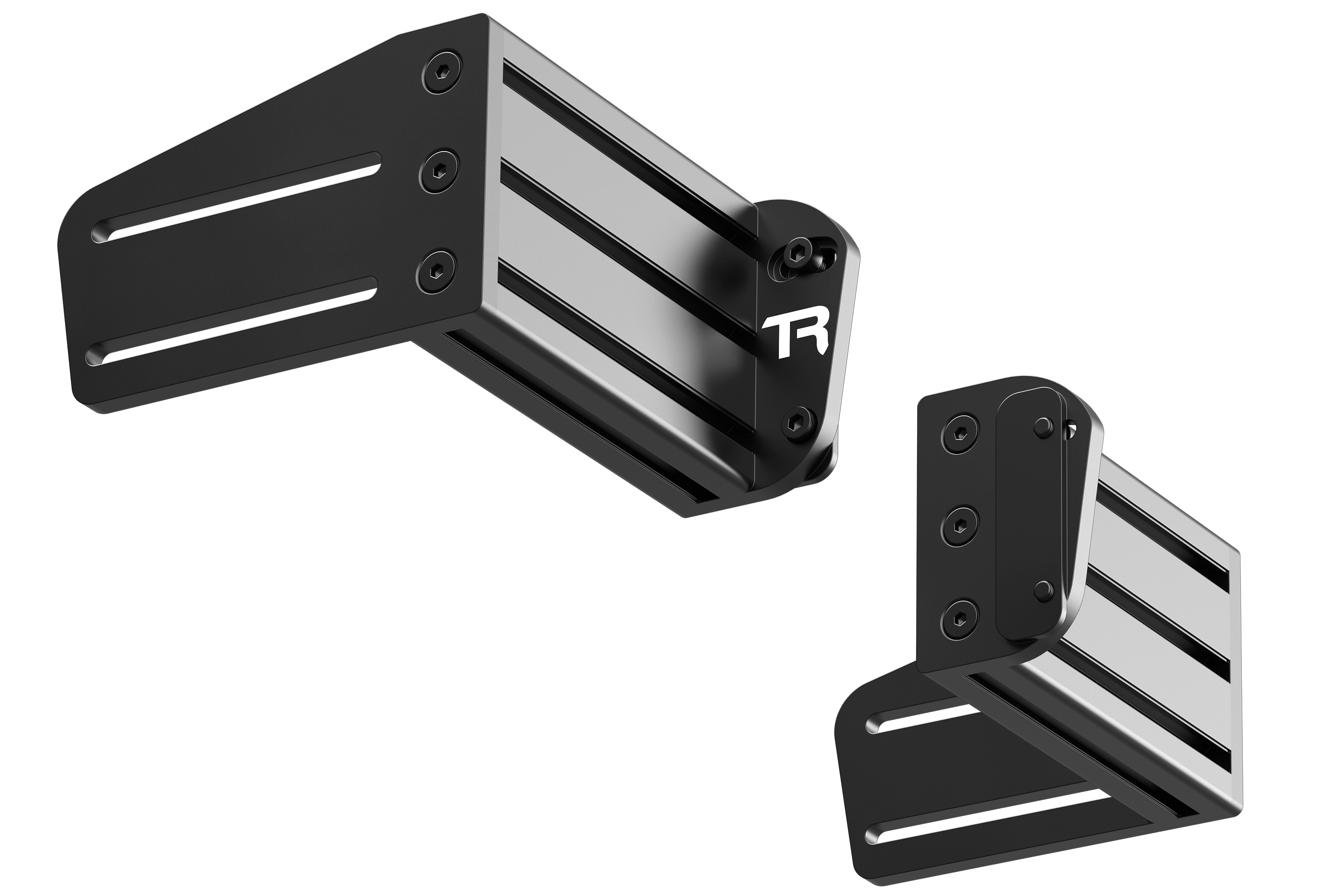 TR-One Black Fully Adjustable Direct Fit Wheel Mount for FANATEC PODIUM DD1 DD2 CSL DD
