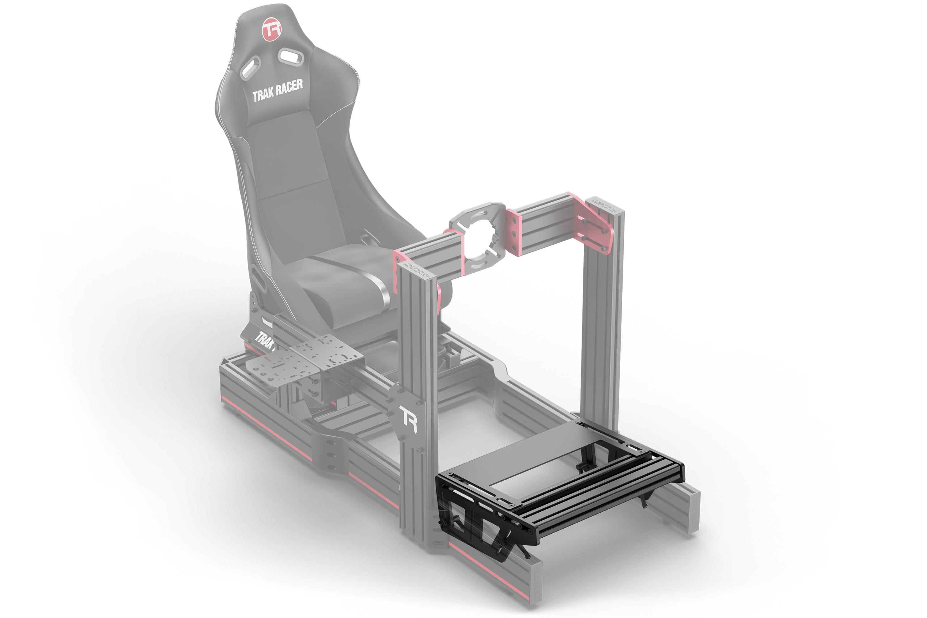 Universal Pedal Mount System with Mounting Profile & Heel Rest