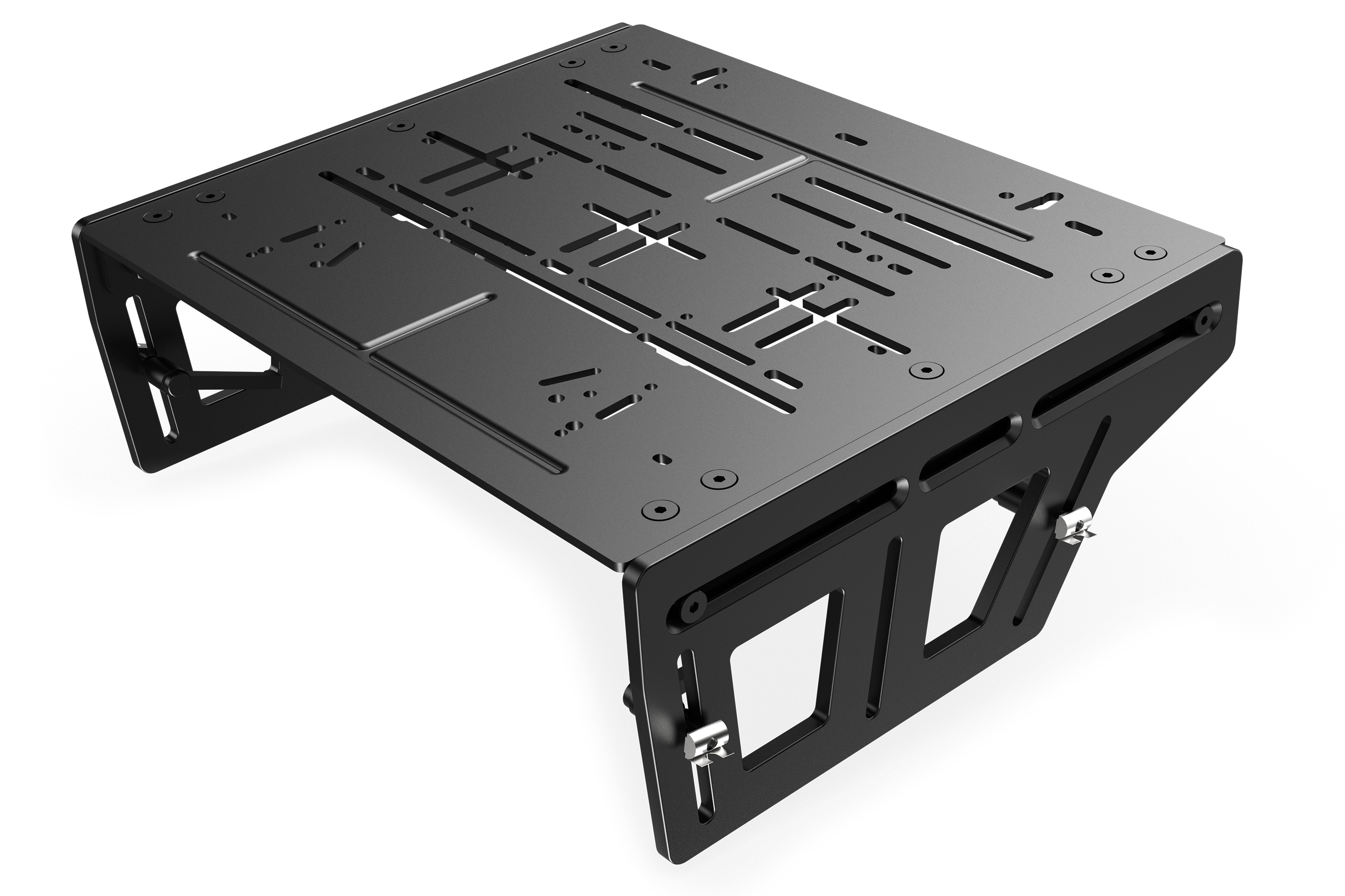 Universal TR-One Pedal Mounting System including Pre-Drilled Pedal Plate