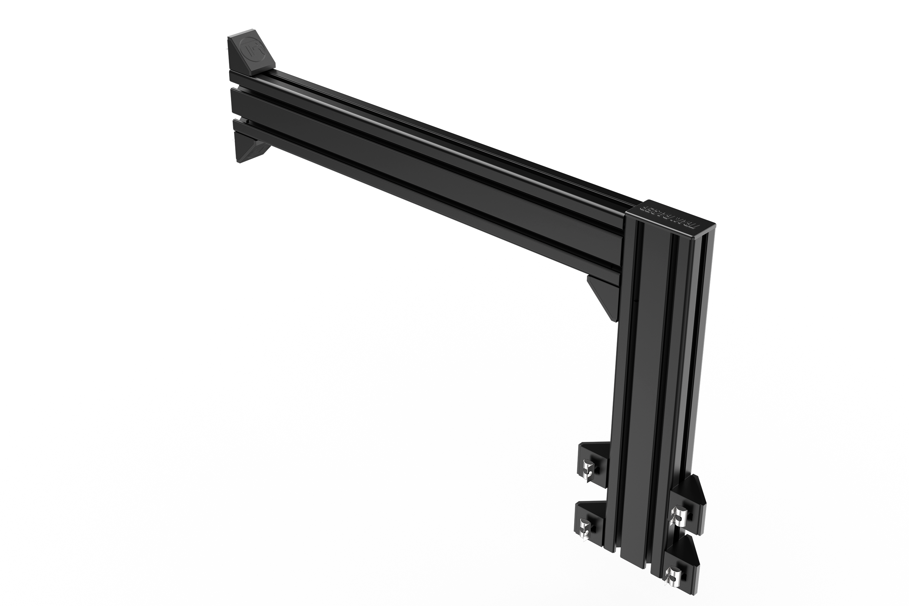 Flight Sim Control Mounts with 2 Side Supports for all Aluminum Cockpits