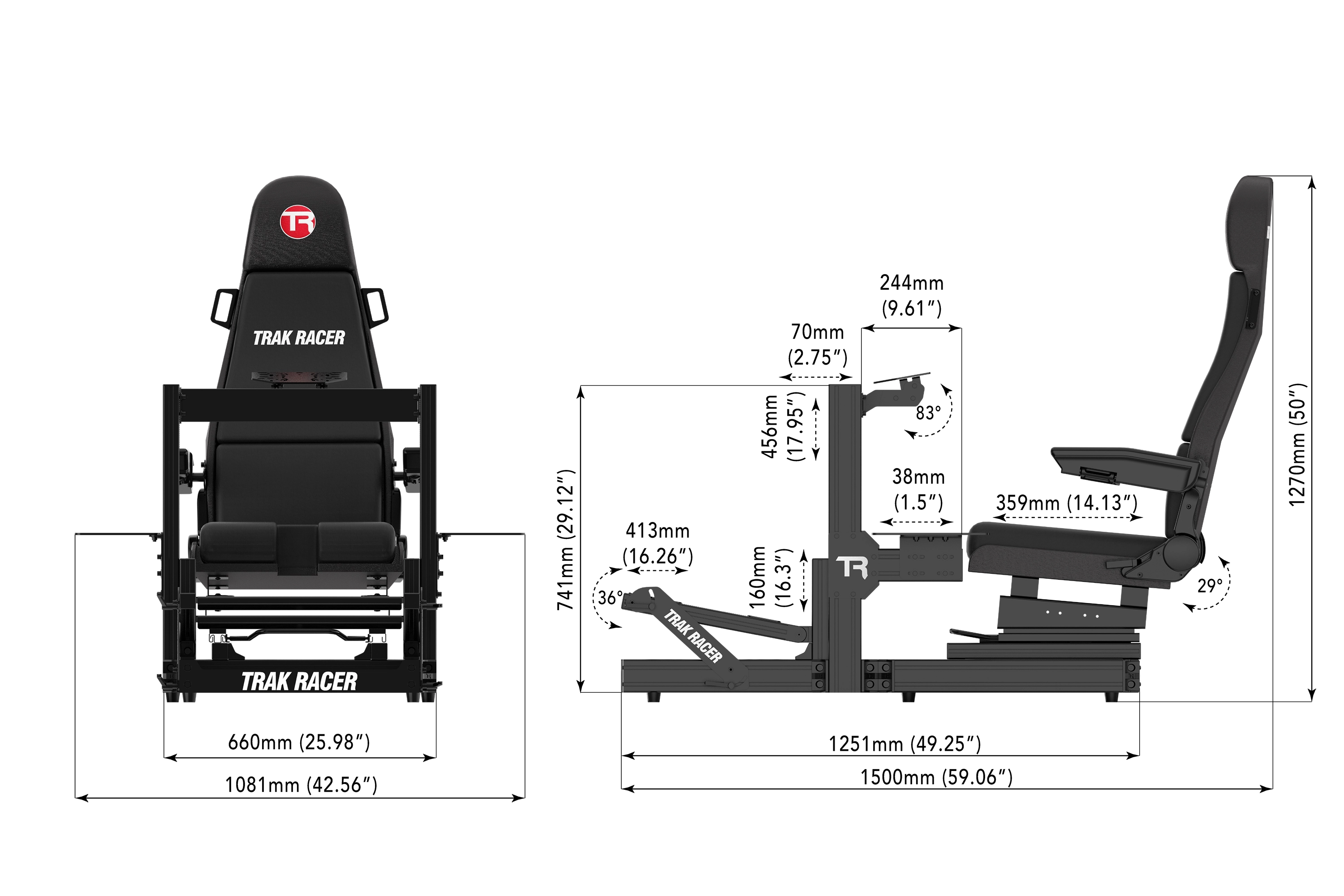 TR80S Flight with Flight Seat