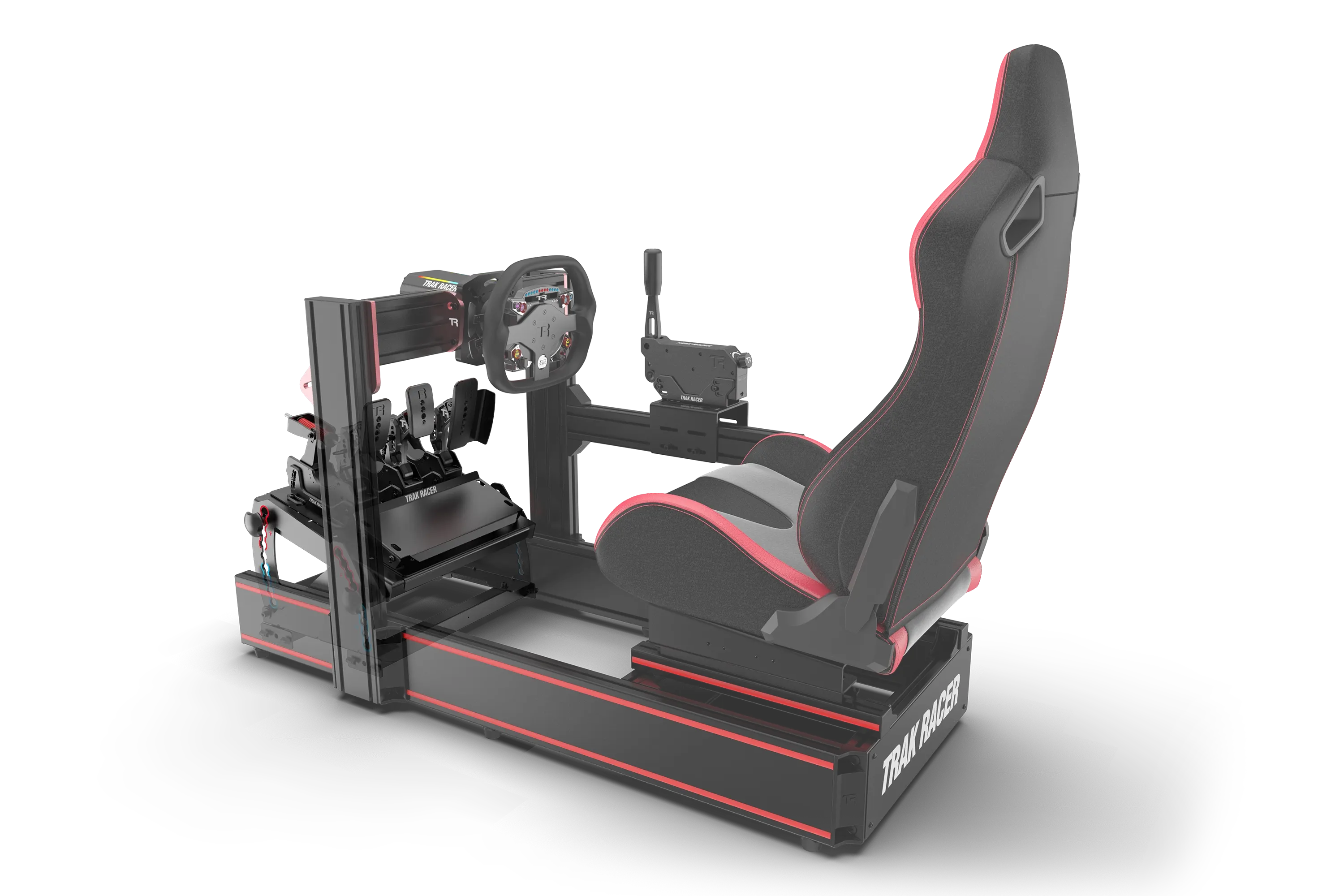 Tool-Free Formula & GT Hybrid Pedal Mount System for Extruded Aluminium Cockpits