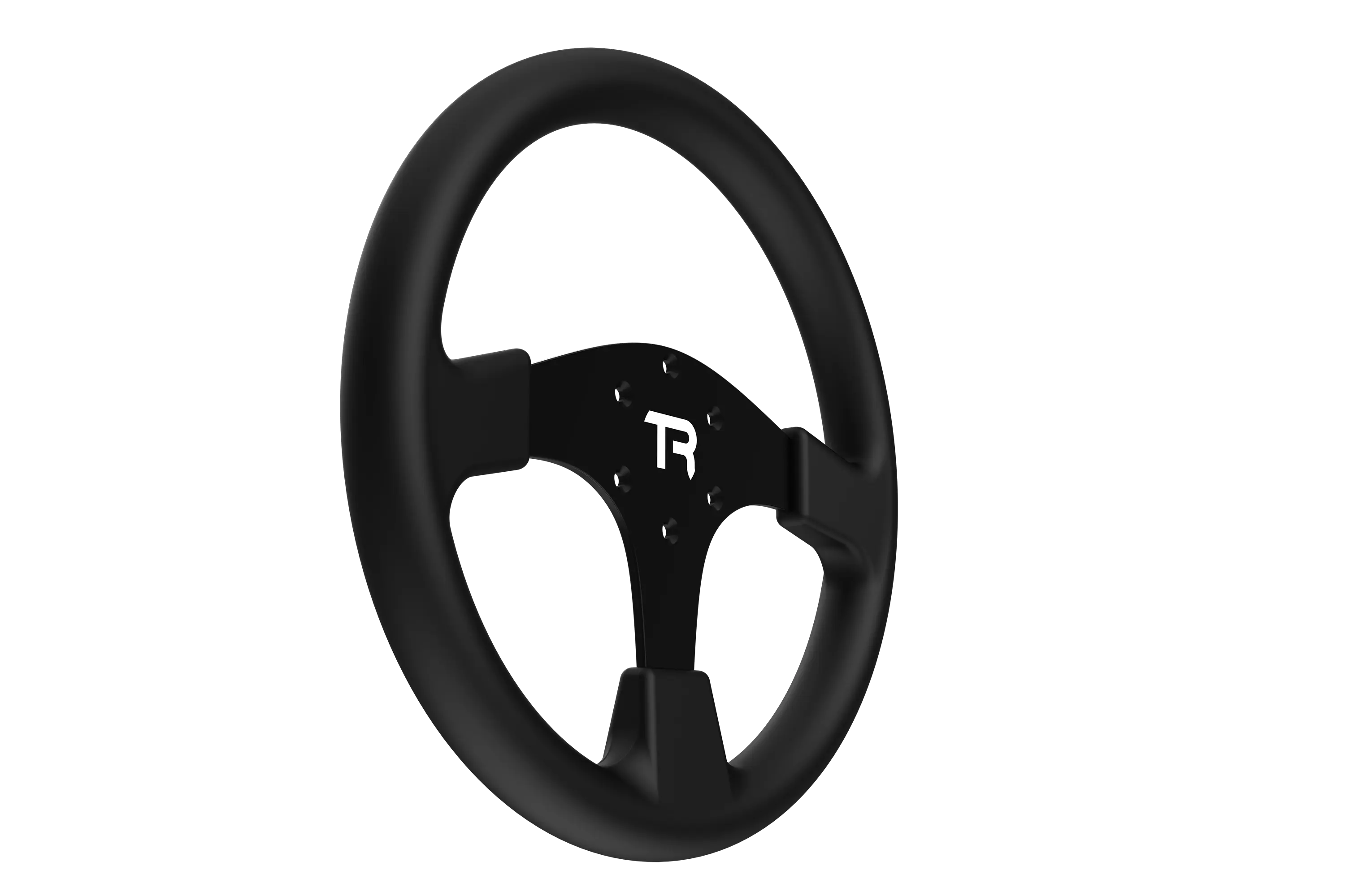 330mm/13" Round Sim Racing Wheel – Aluminium with Durable Silicon Hand Grips