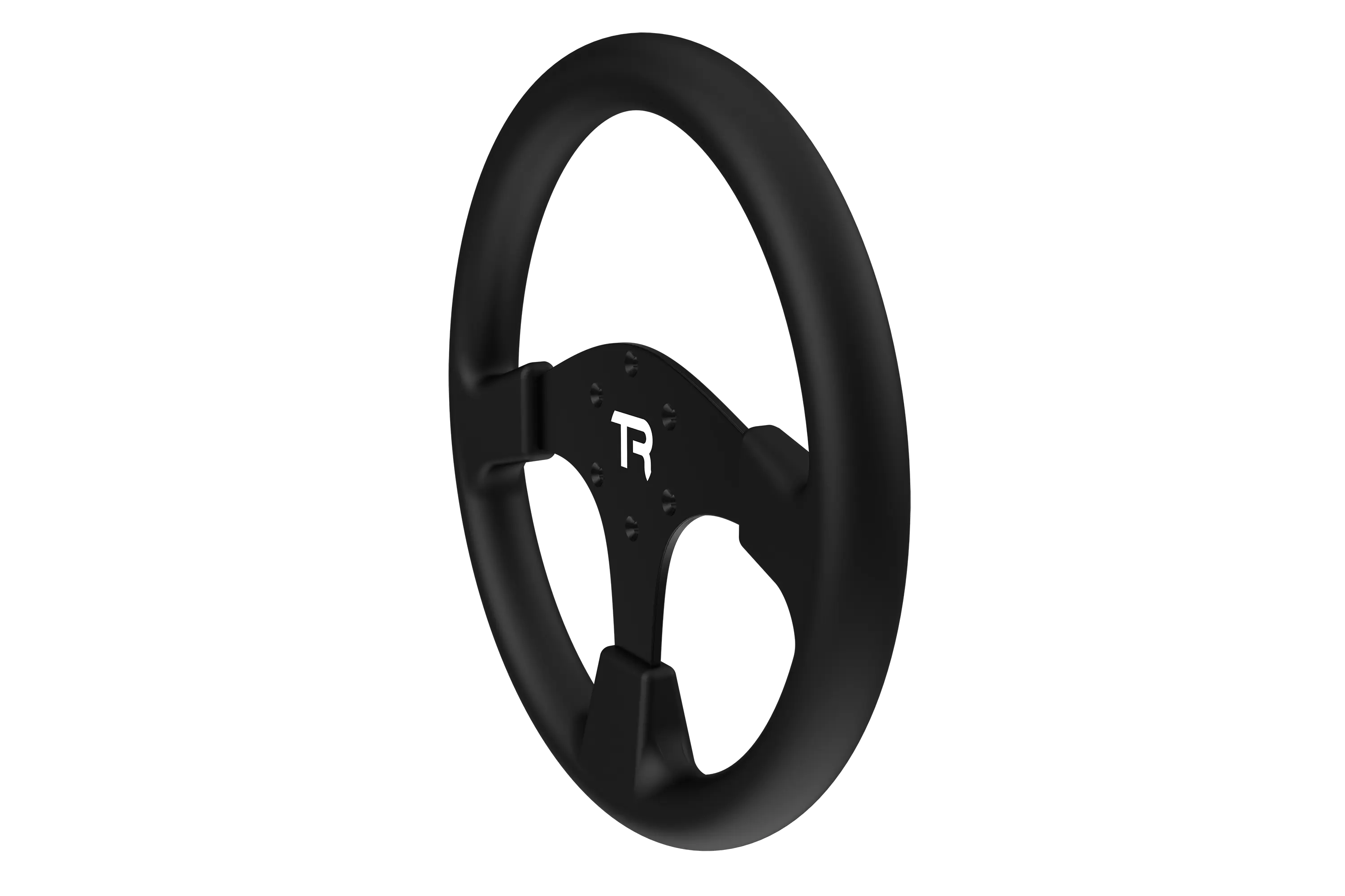 330mm/13" Round Sim Racing Wheel – Aluminium with Durable Silicon Hand Grips