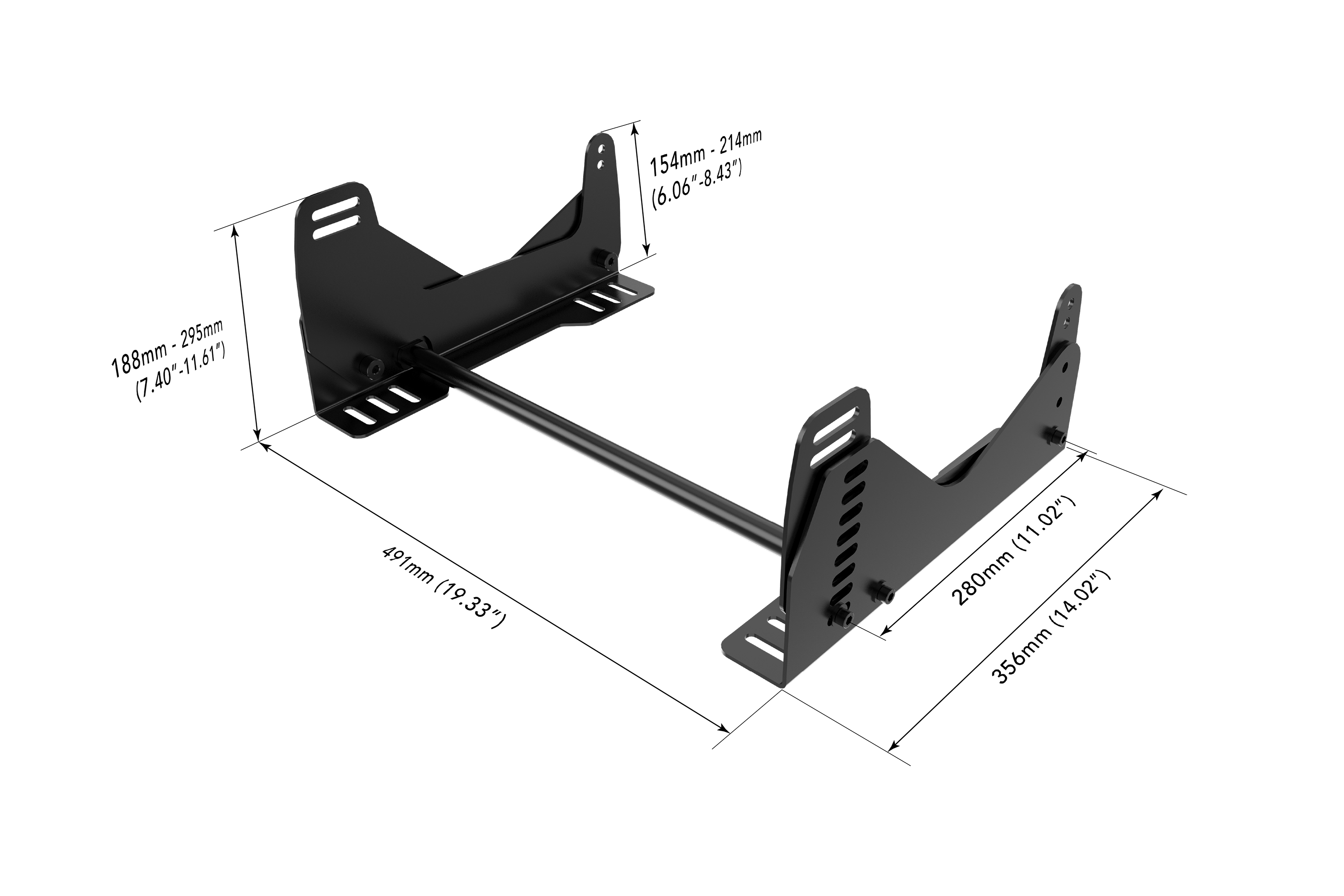 Adjustable Seat Brackets for Bucket Seats